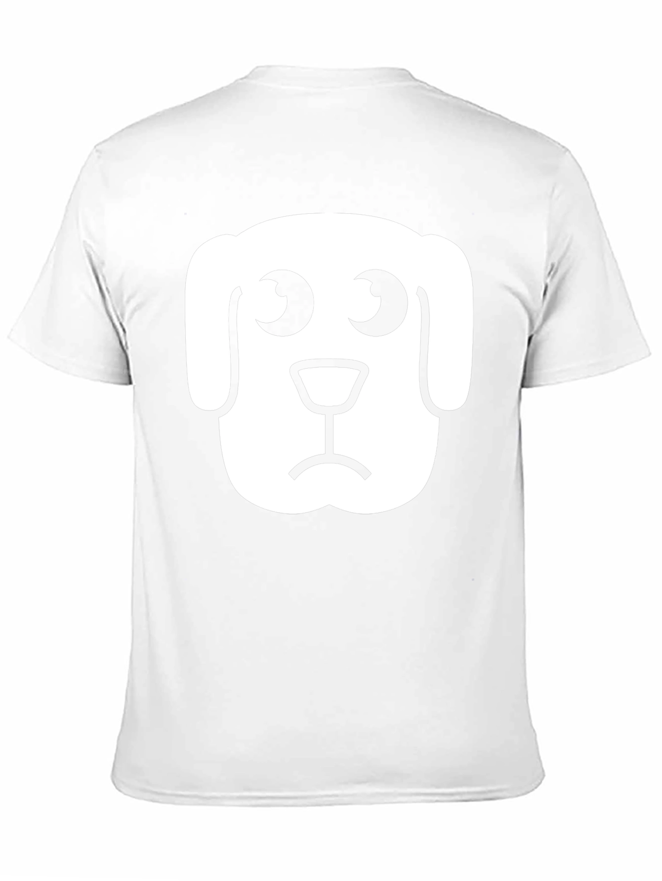 Black Sad Dog Graphic Tee - Black Cotton T-Shirt view 11