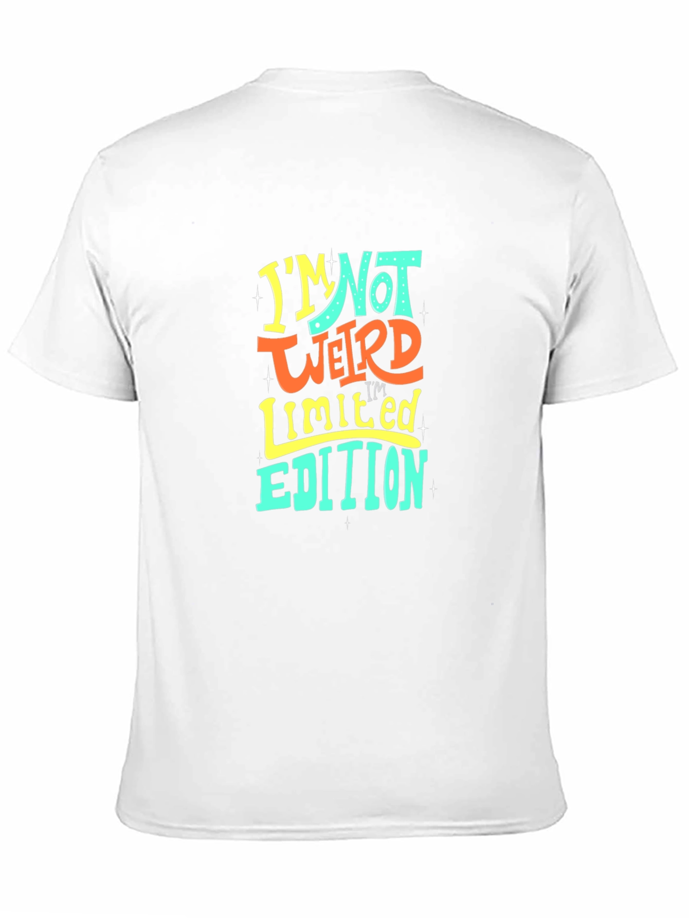 Black I'm Not Weird, Limited Edition T-Shirt view 11