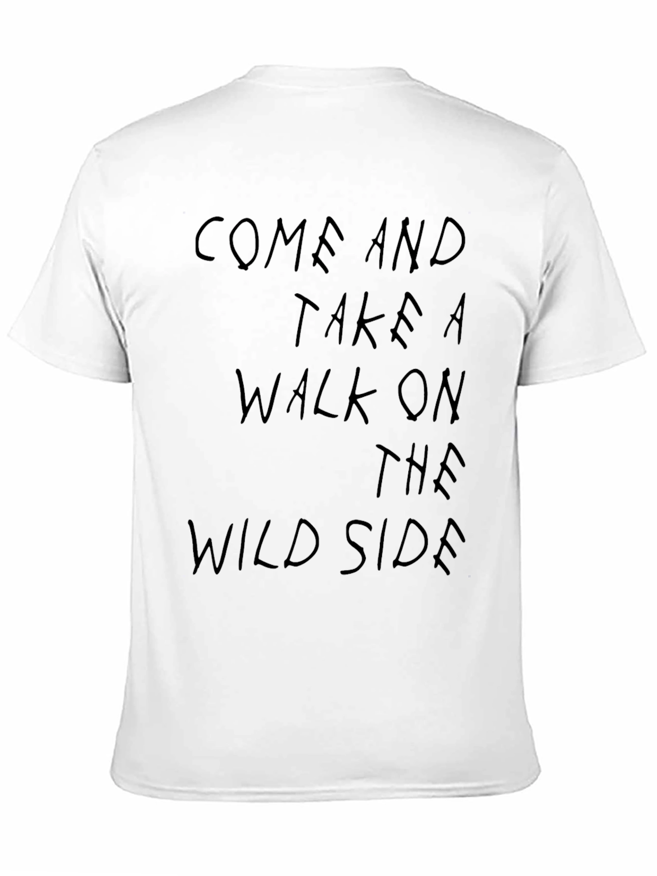 Black Wild Side Graphic Tee - Edgy Style view 11