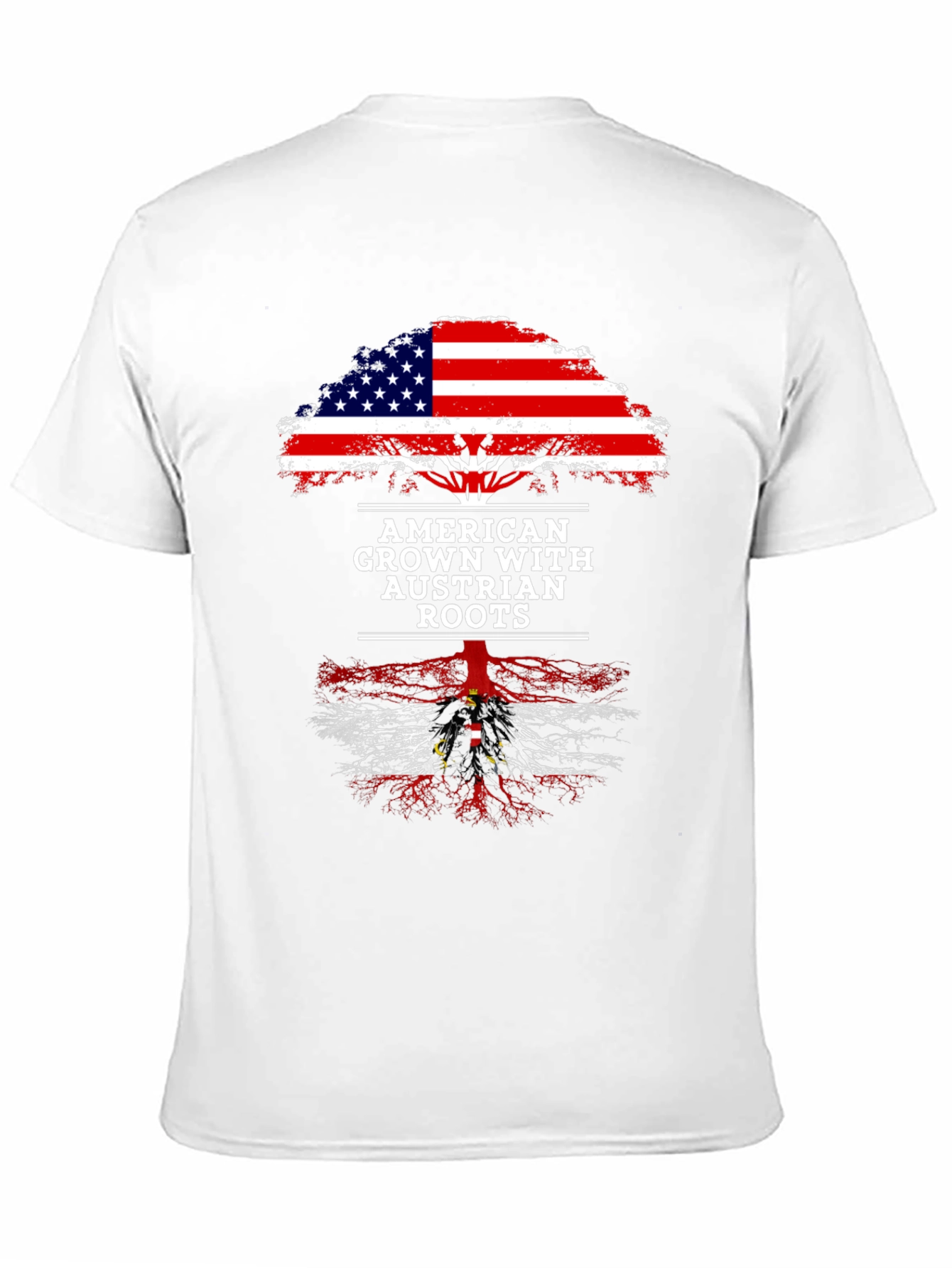 Black American Grown Austrian Roots Tee view 11