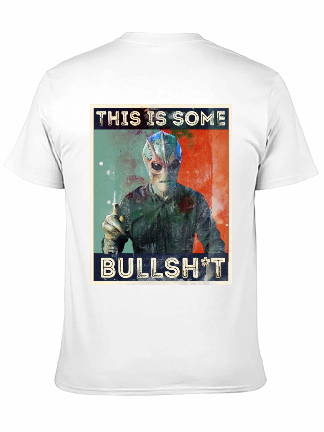 Black This Is Some Bullsh*t Alien Graphic Tee view 11