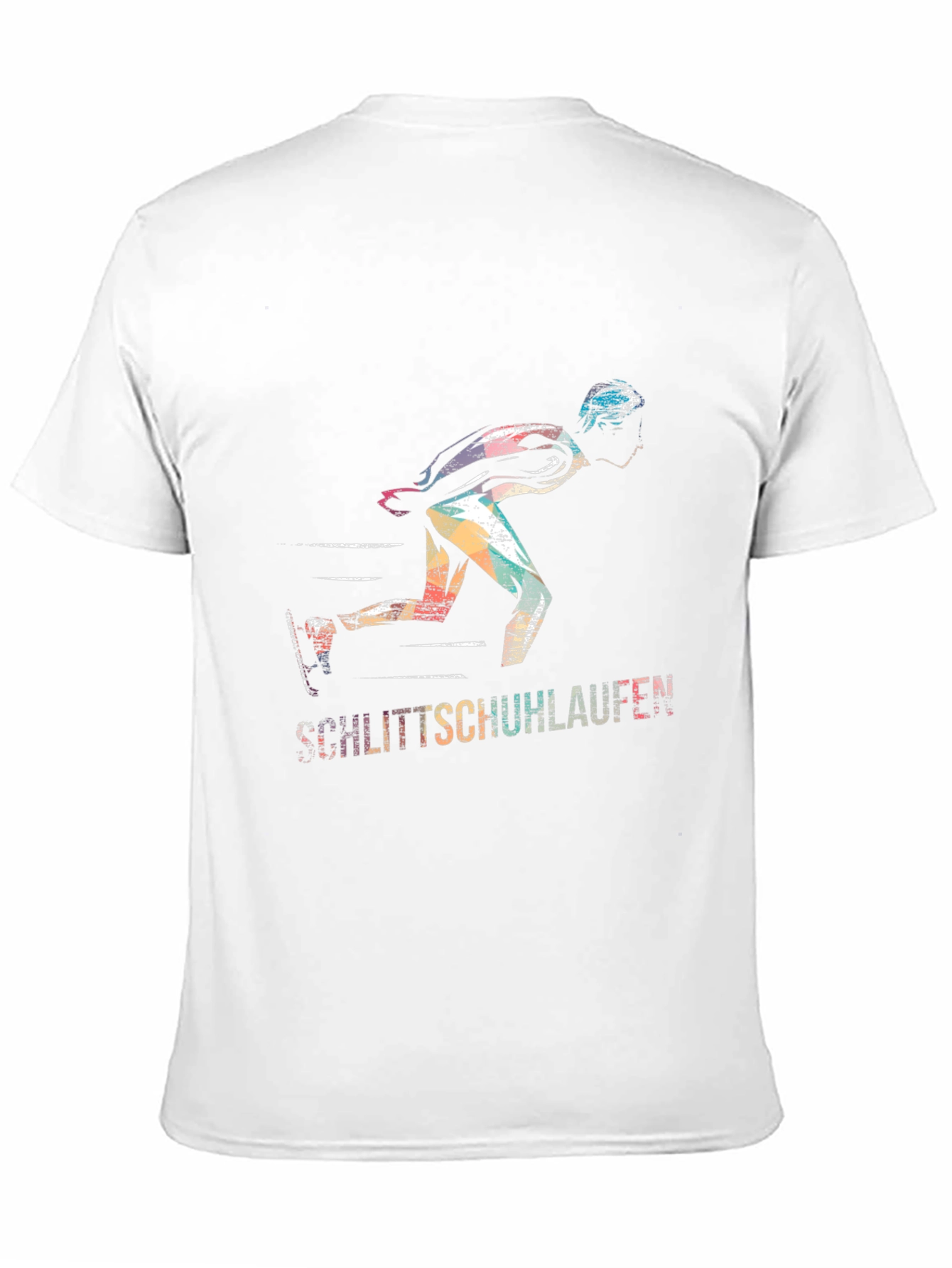 Black Schlittschuhlaufen Graphic Tee view 11