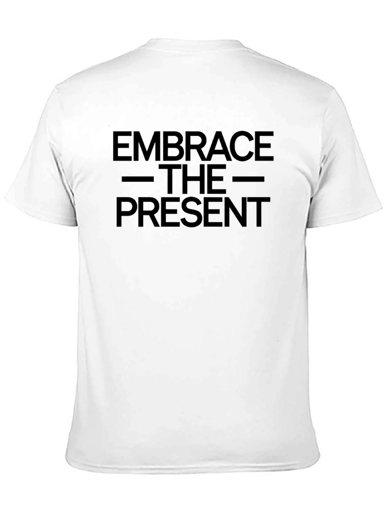 Black Embrace the Present Graphic Tee - Black view 11