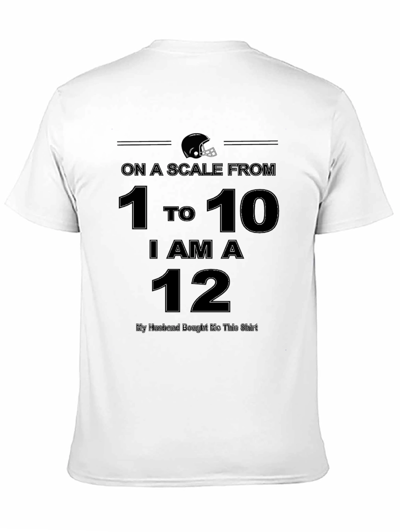 Black Funny "I'm a 12" T-Shirt - Football Lover Gift view 11