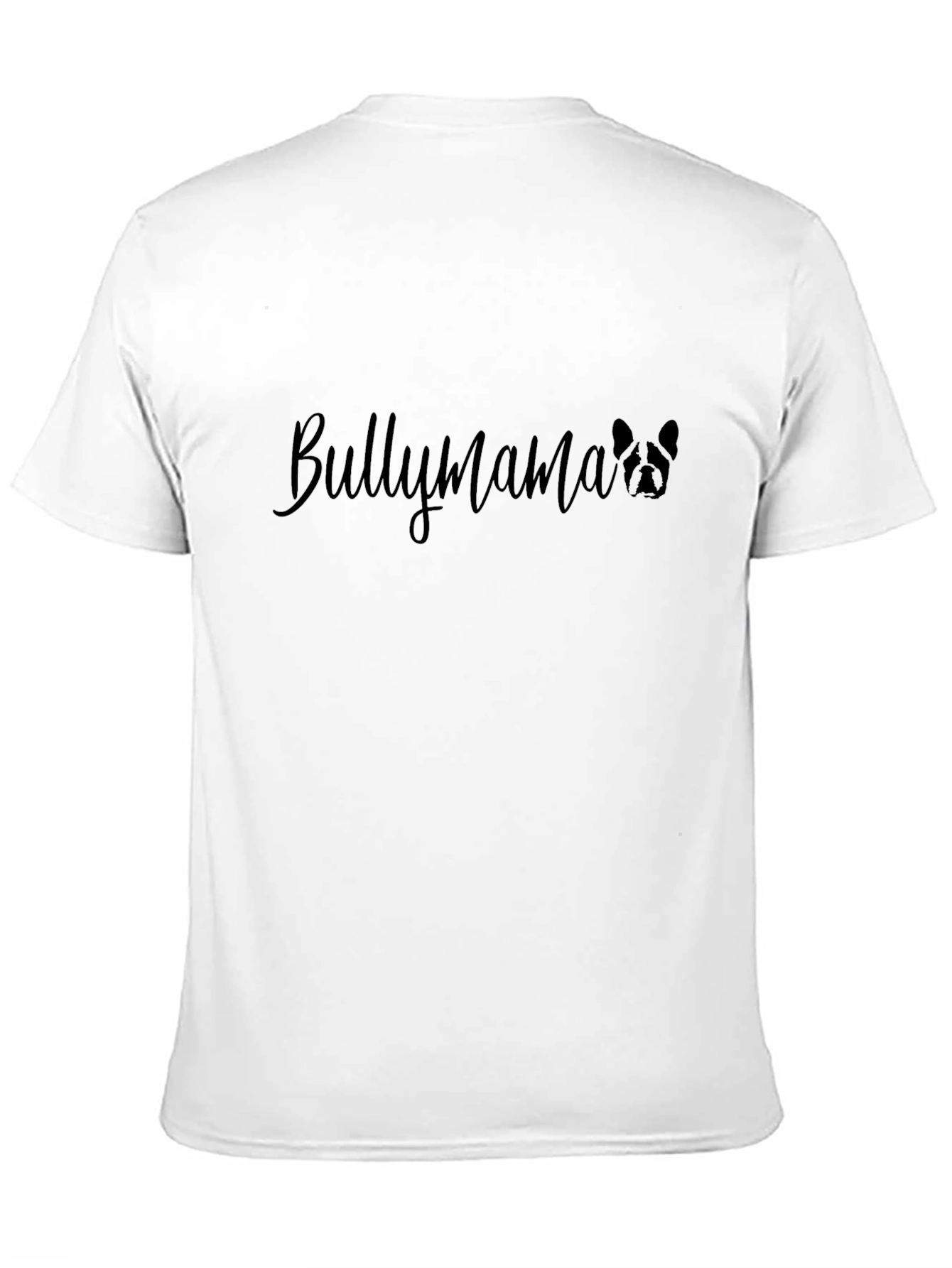 Black Bullymama Tee - Cute Dog Mom T-Shirt view 11