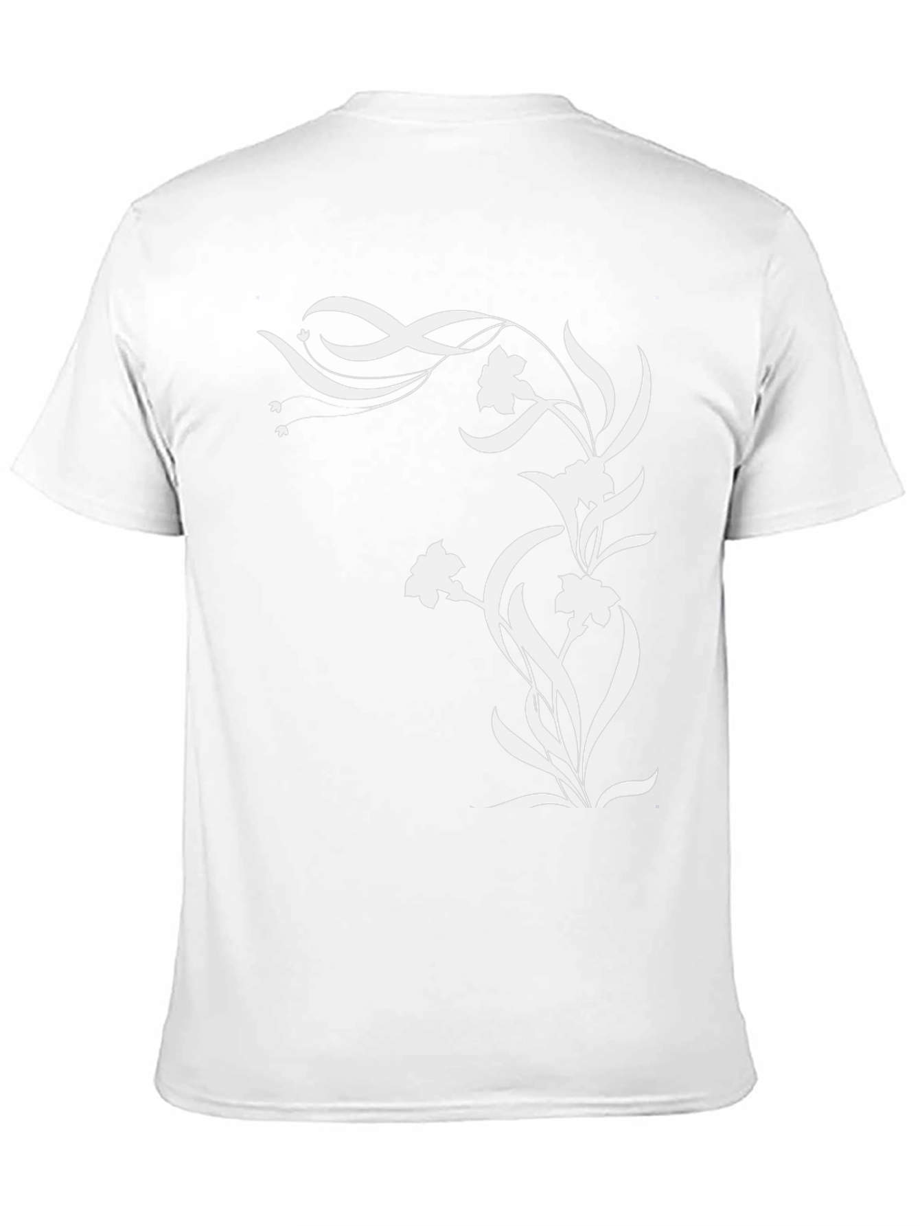 Floral Graphic Black T-Shirt - Stylish Men's Tee - 11
