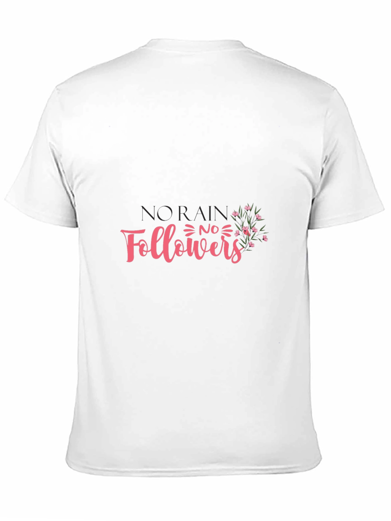 Black No Rain No Flowers Graphic T-Shirt - Black view 11
