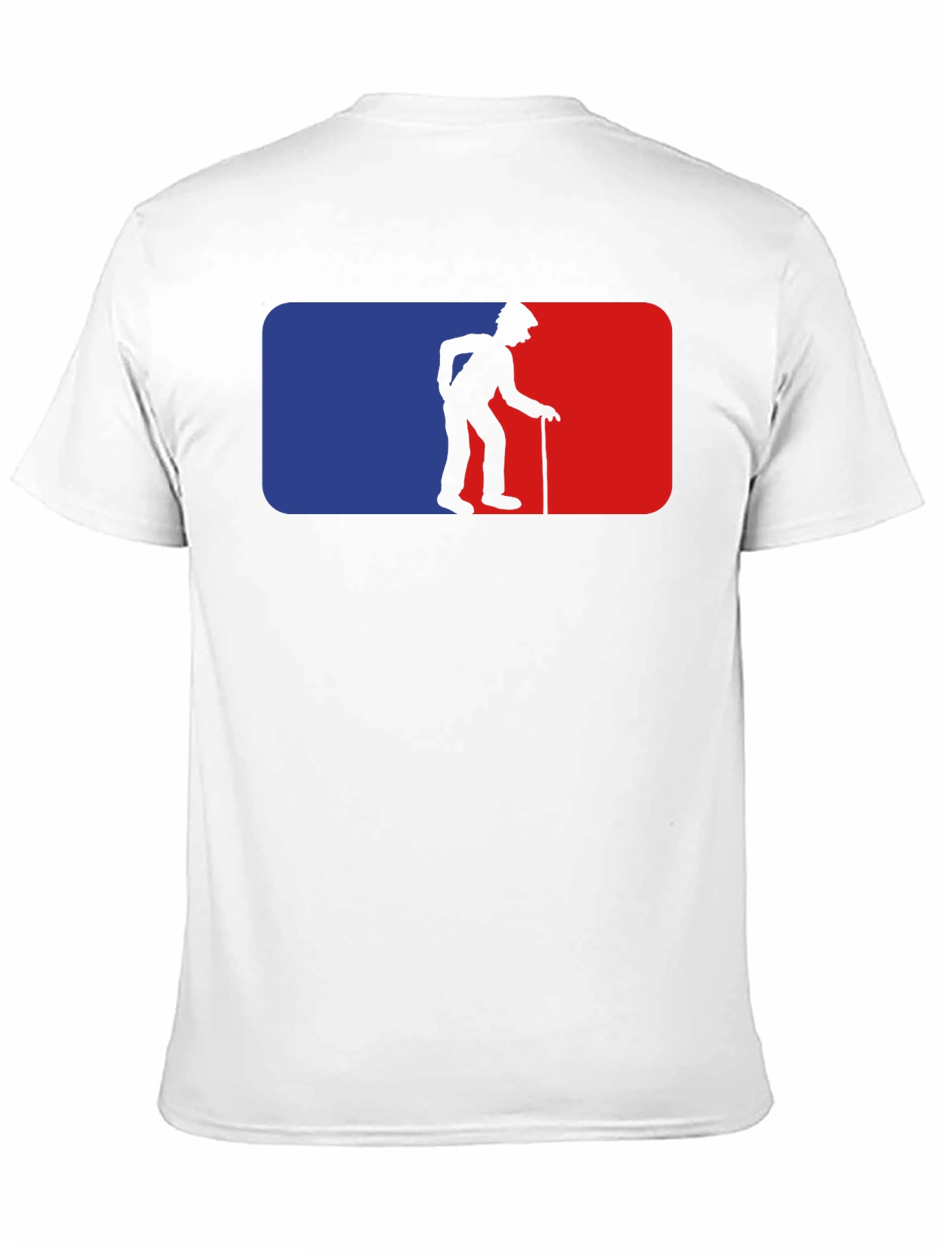Black MLB Parody Old Man Black T-Shirt view 11