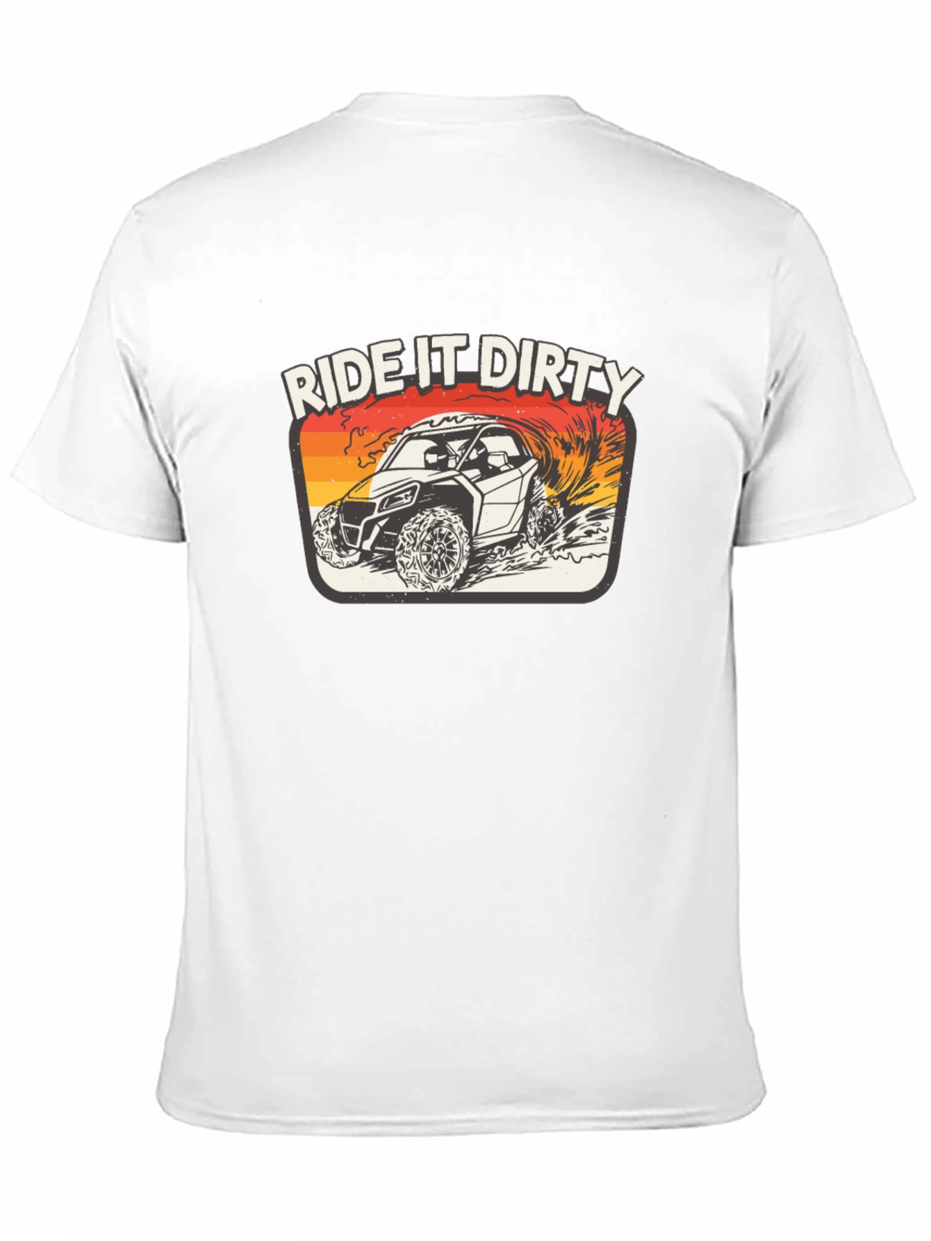 Black Ride It Dirty T-Shirt - Off Road Adventure view 11