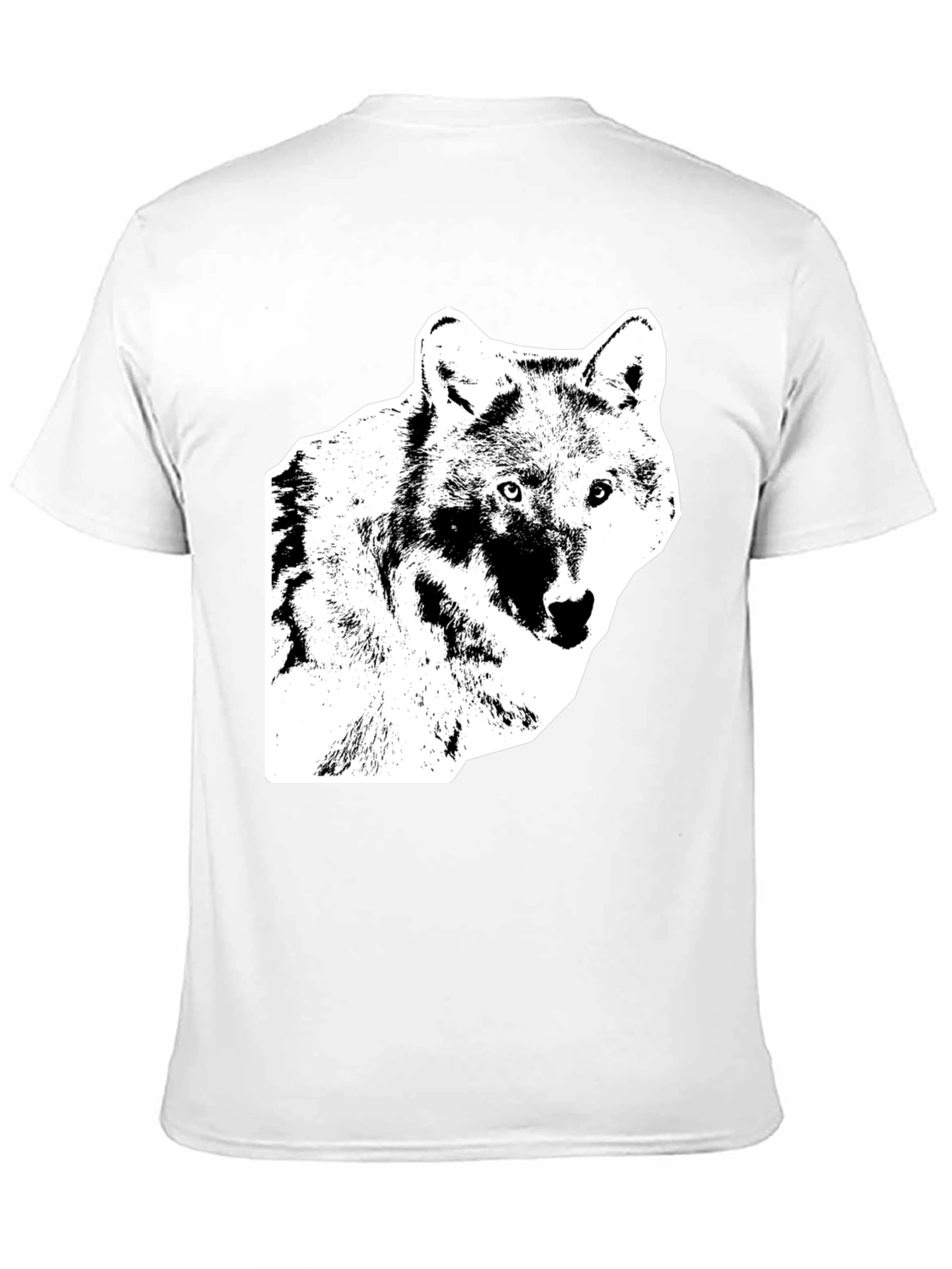 Black Black Wolf Graphic Tee view 11