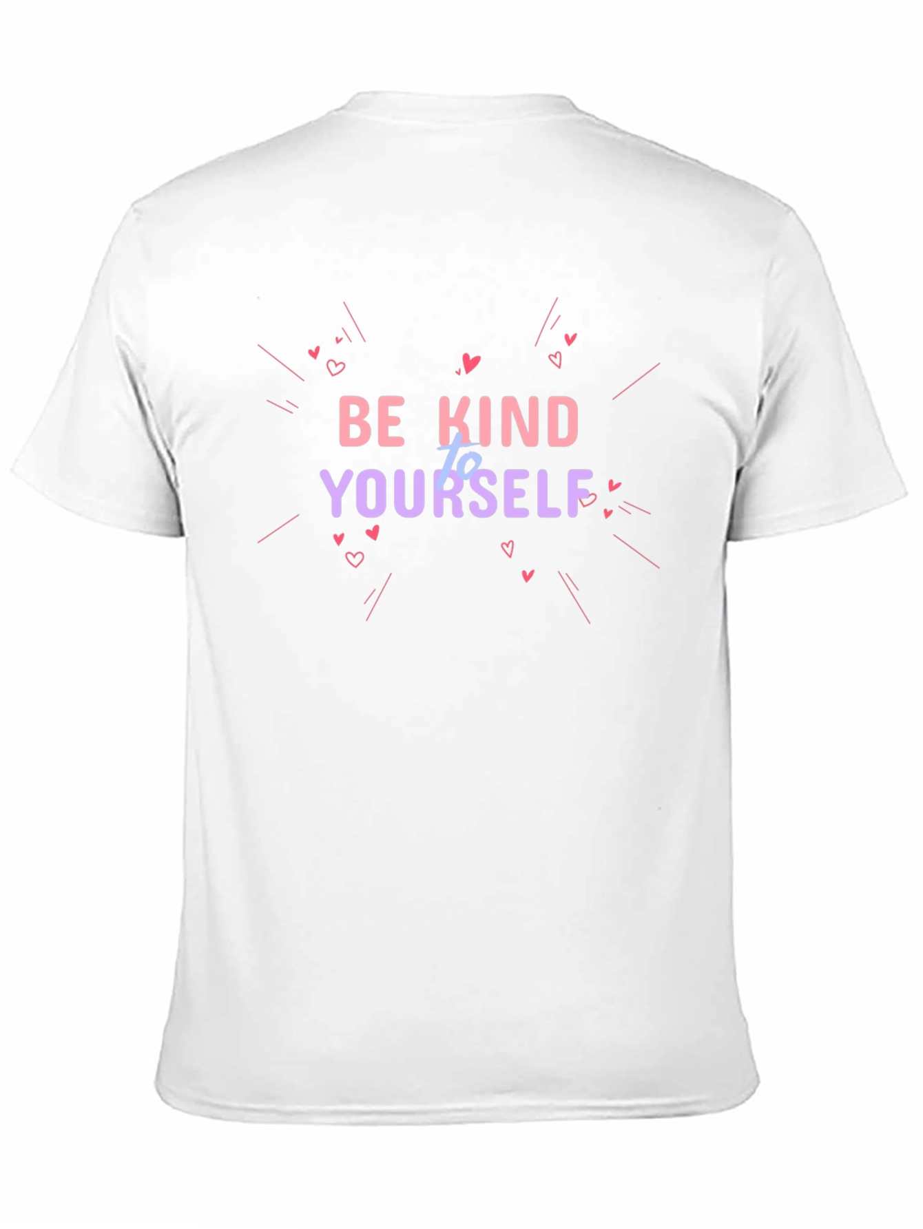 Black Be Kind to Yourself Graphic Tee - Stylish Black Shirt view 11