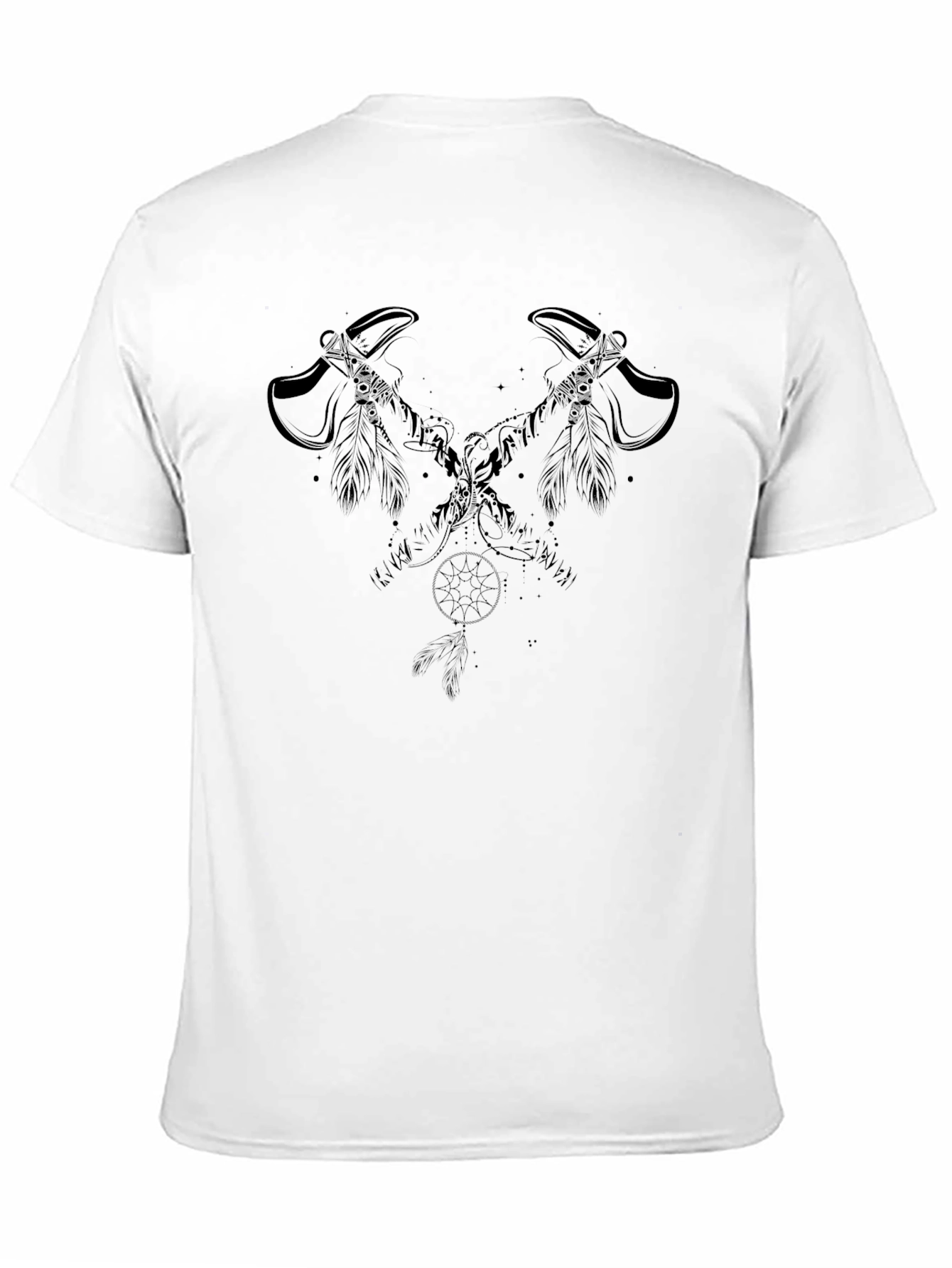 Black Axe Dreamcatcher Graphic Tee - Black view 11