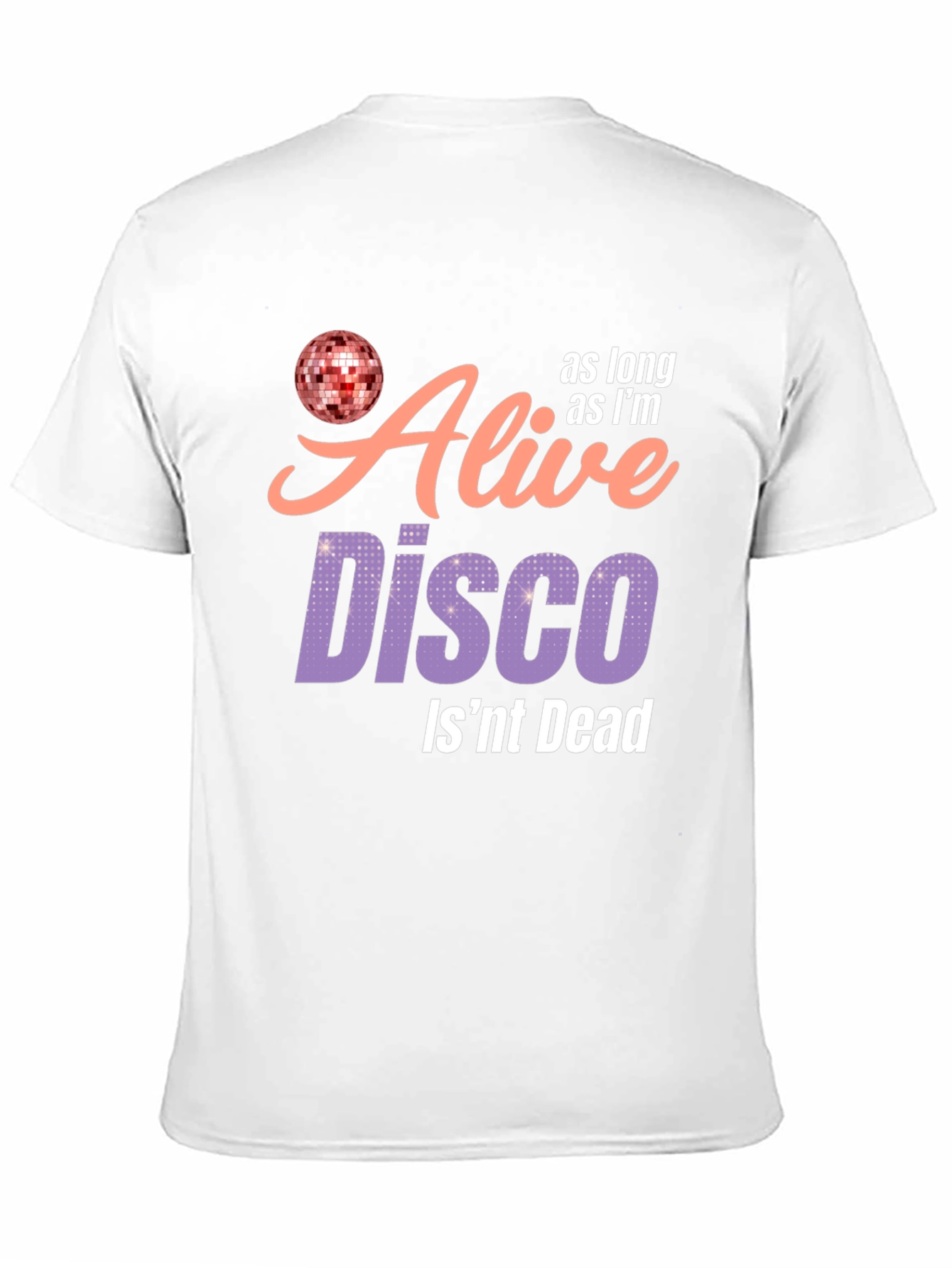 Black Alive Disco T-Shirt - Disco Ball Graphic Tee view 11