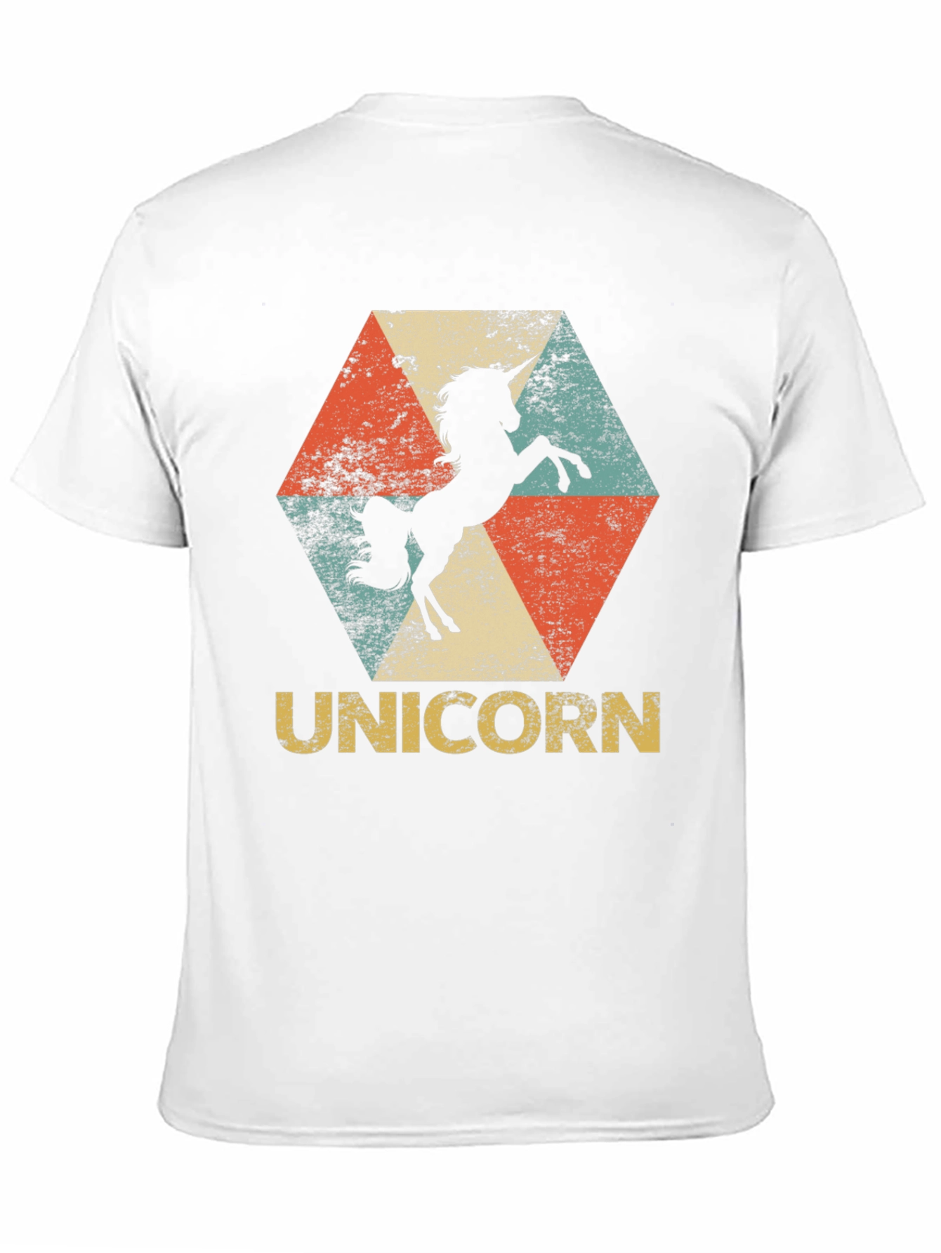 Black Retro Unicorn Graphic Tee view 11