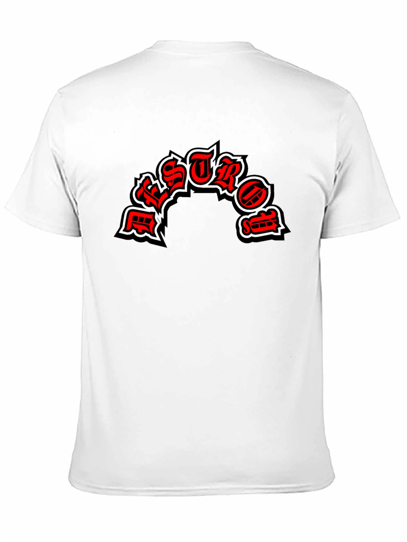 Black Astro T-Shirt, Black Cotton Blend, Graphic Print Tee view 11