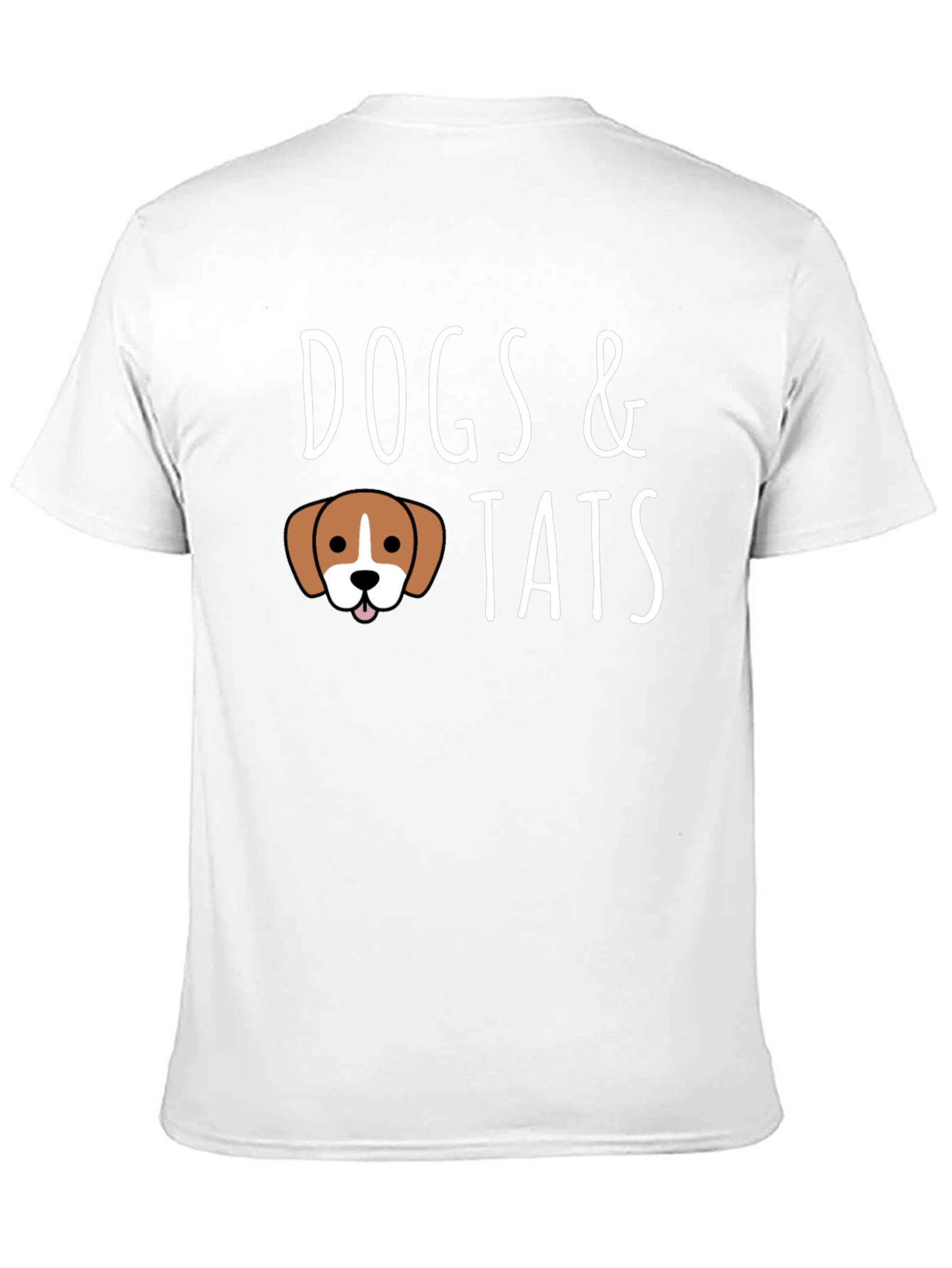 Black Dogs & Tats Graphic T-Shirt - Soft Cotton Crew Neck view 11