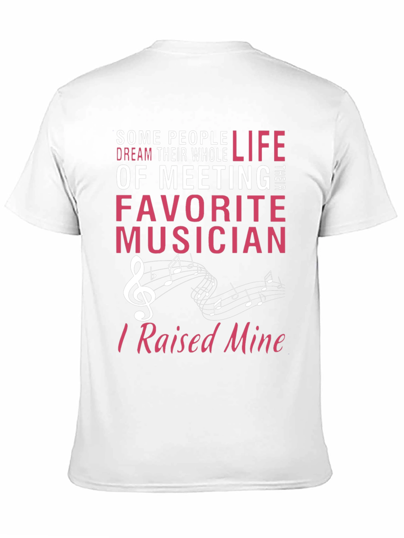 Black Musician's Parent T-Shirt - Raised Mine! view 11