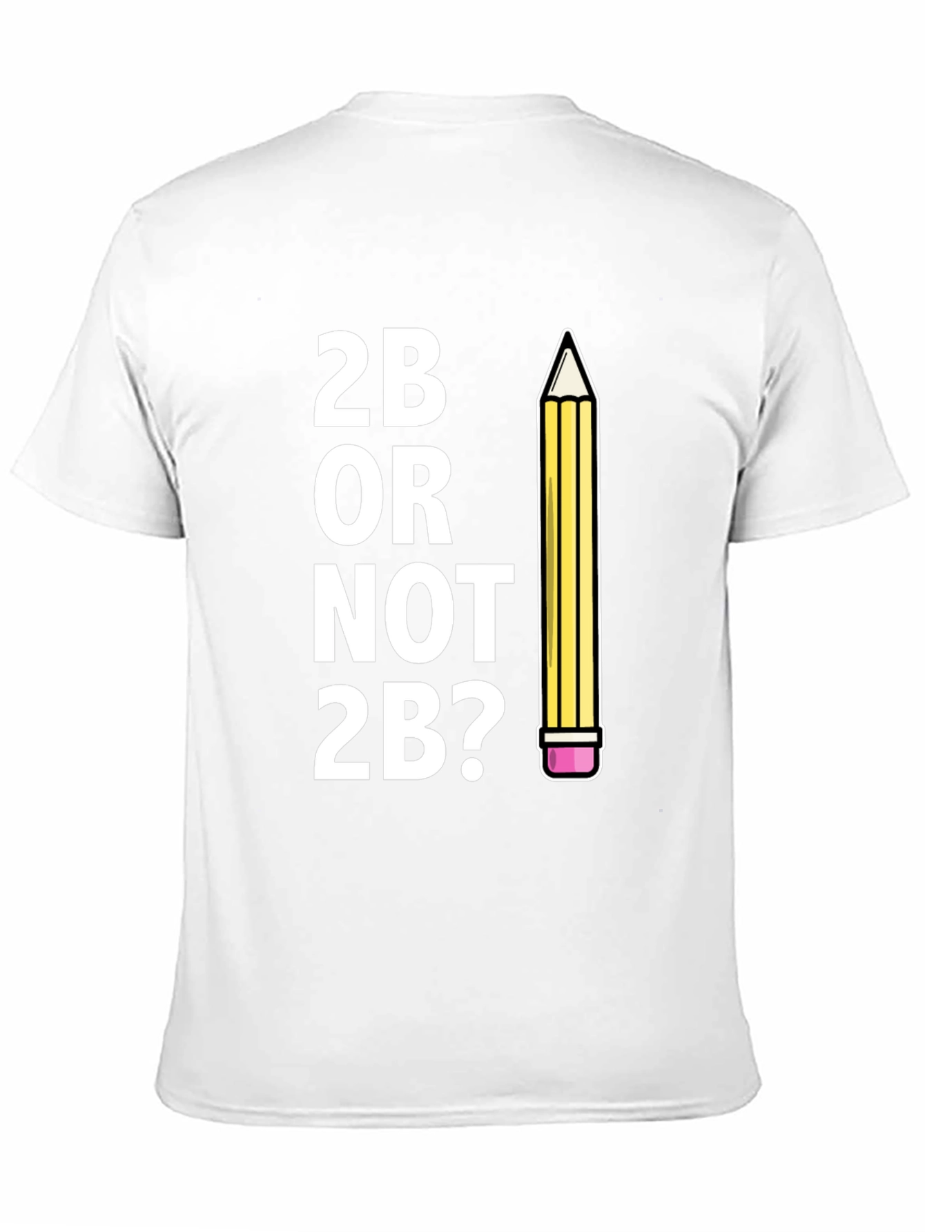 Black 2B Or Not 2B? Funny Graphic Tee view 11