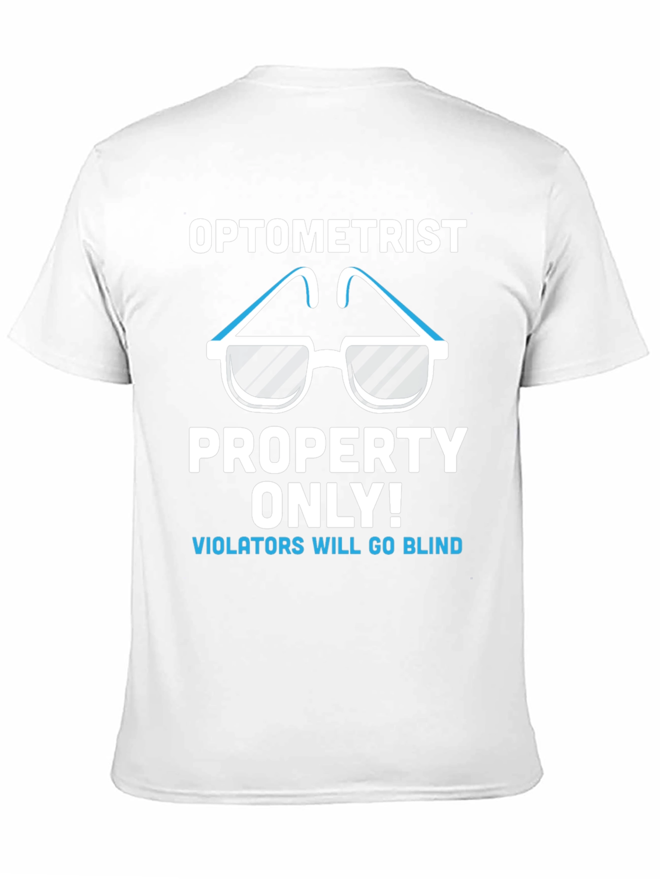 Black Optometrist Property T-Shirt Funny Eye Doctor Tee view 11