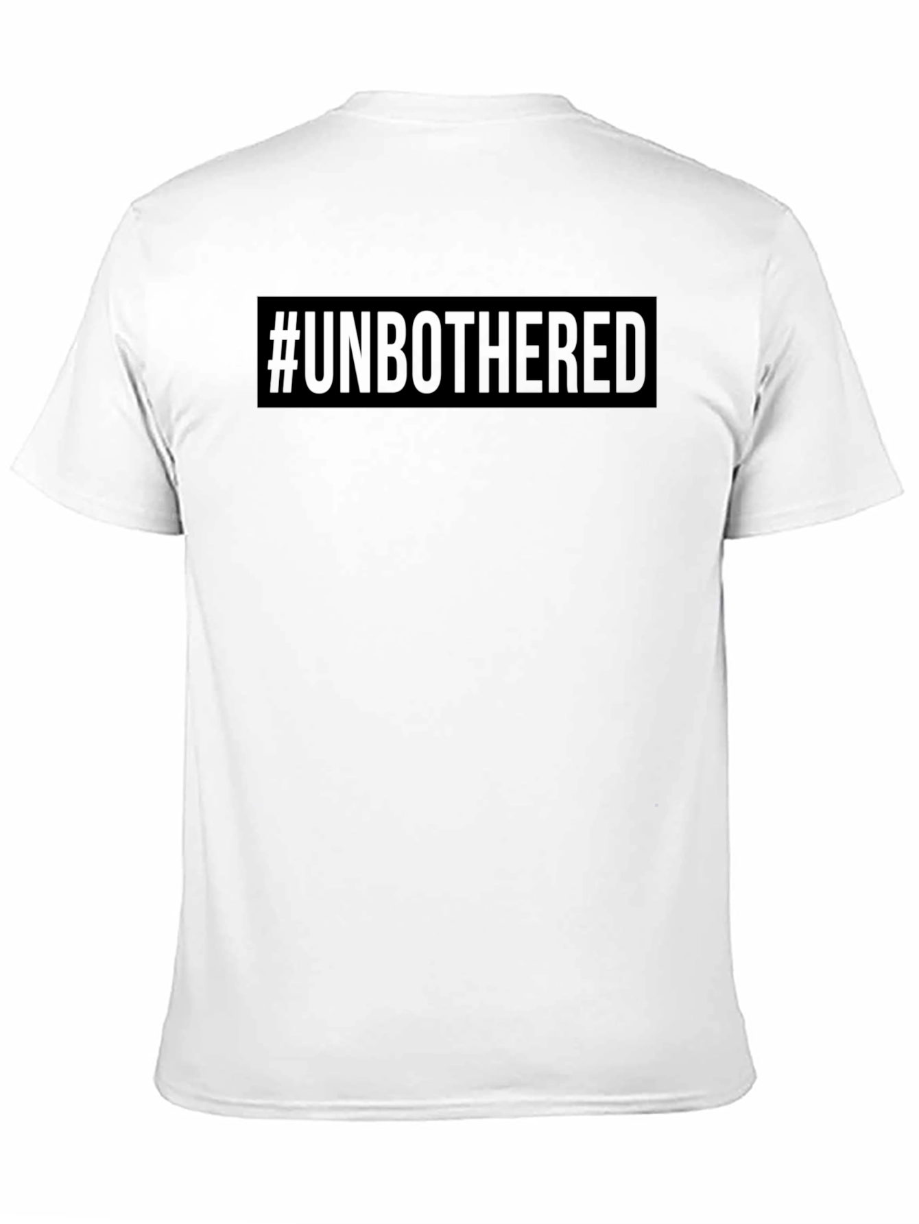 Black Unbothered Black T-Shirt view 11