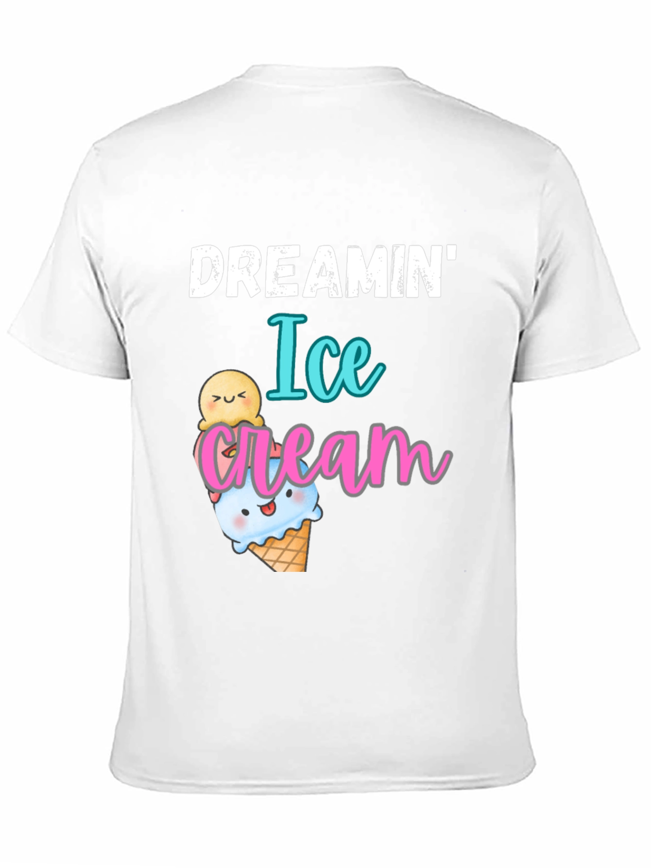 Black Dreamin' Ice Cream Graphic T-Shirt view 11