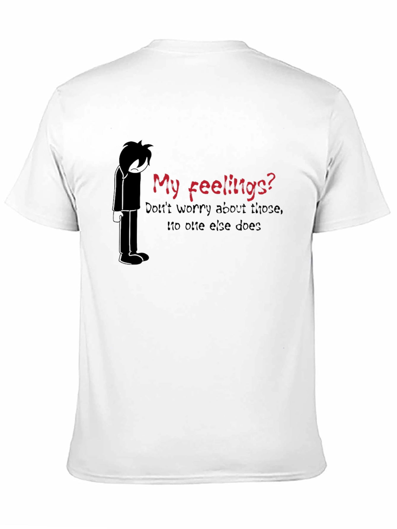 Black My Feelings? T-Shirt - Expressive Graphic Tee view 11