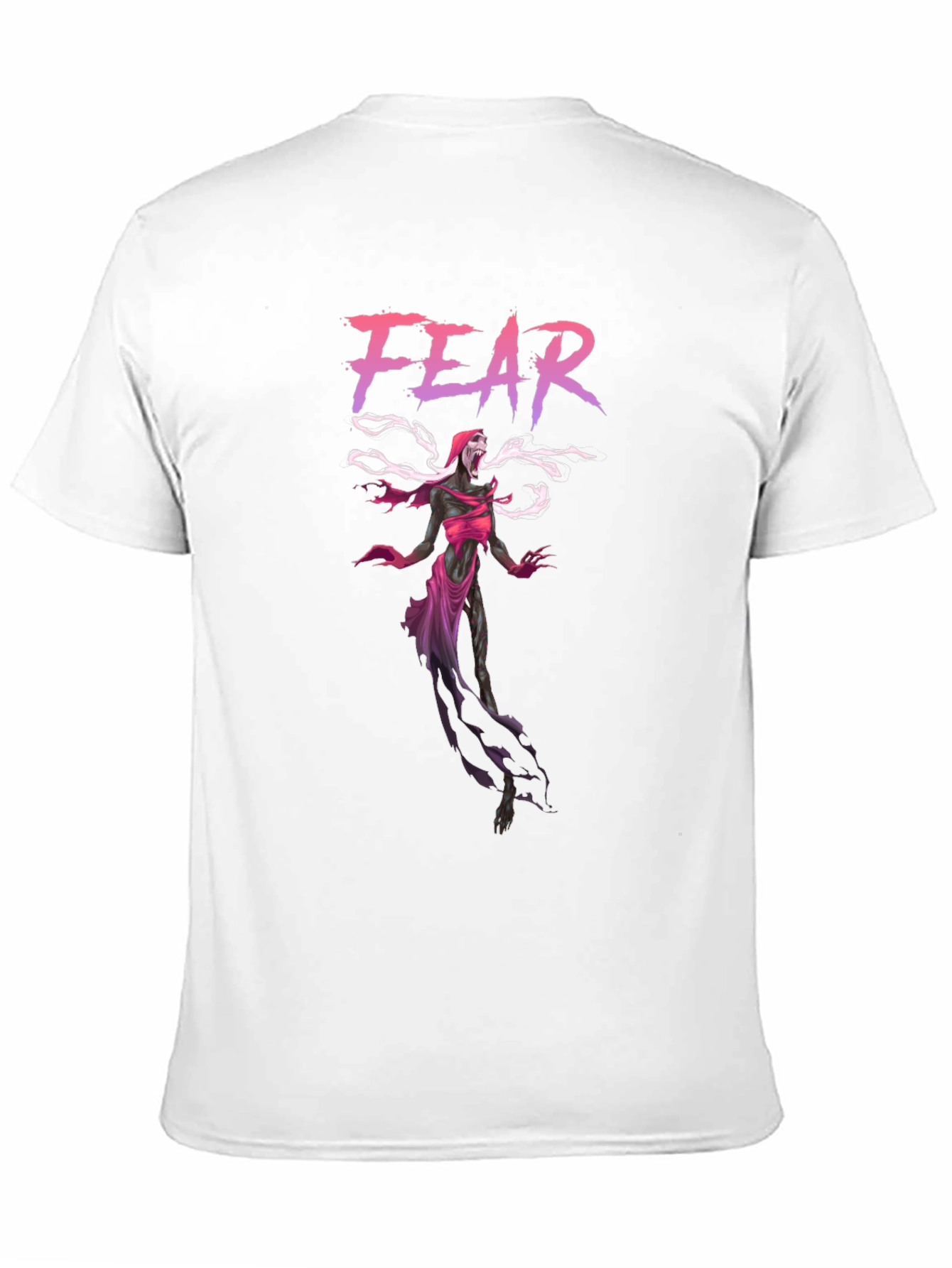 Black Fear Reaper Graphic T-Shirt - Black view 11