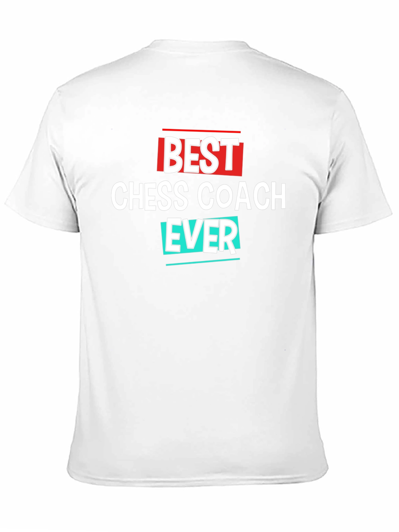 Black Best Chess Coach Ever T-Shirt - Great Gift! view 11