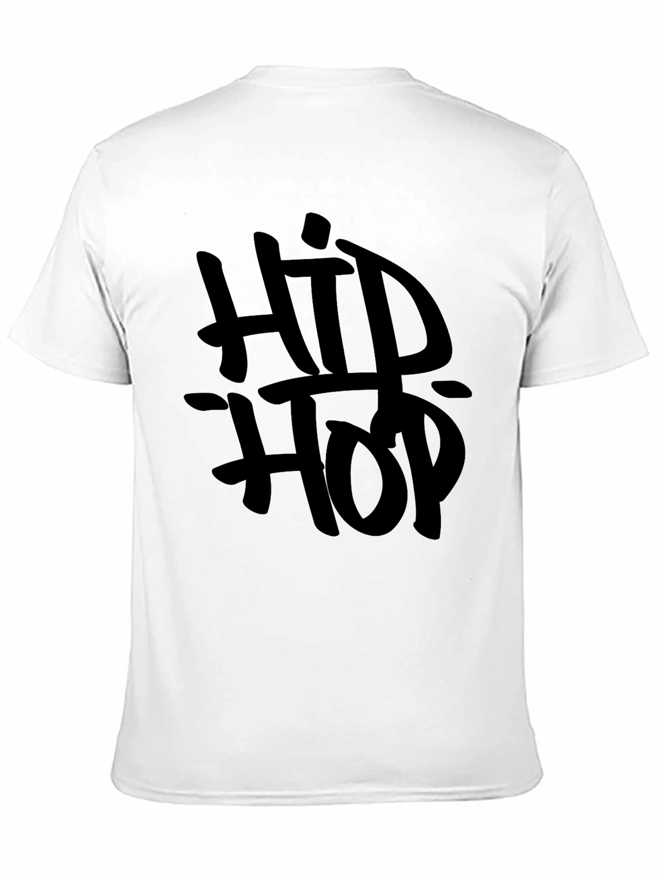 Black Hip Hop Black Graphic T-Shirt view 11