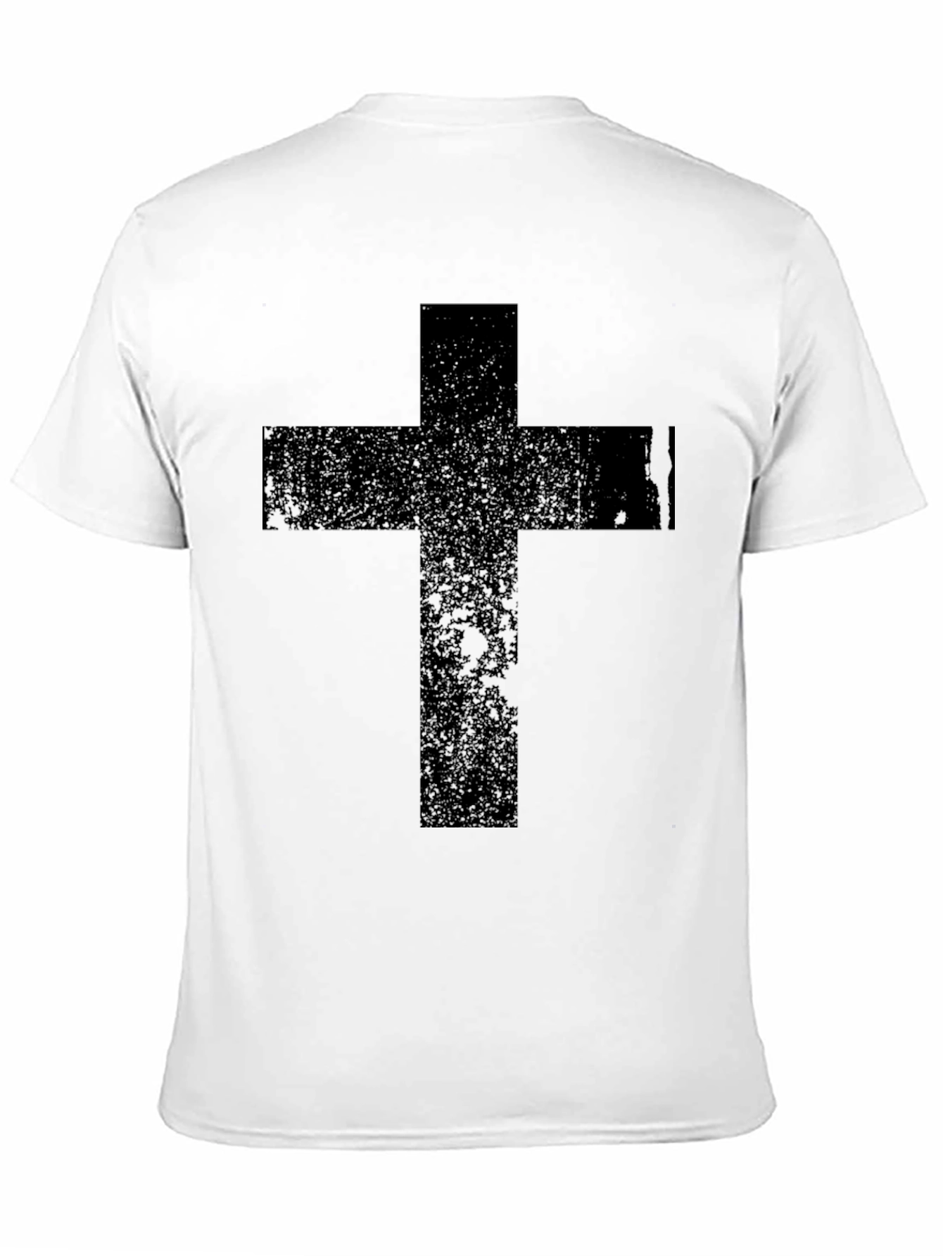 Black Black Cross Graphic T-Shirt - Religious Apparel view 11
