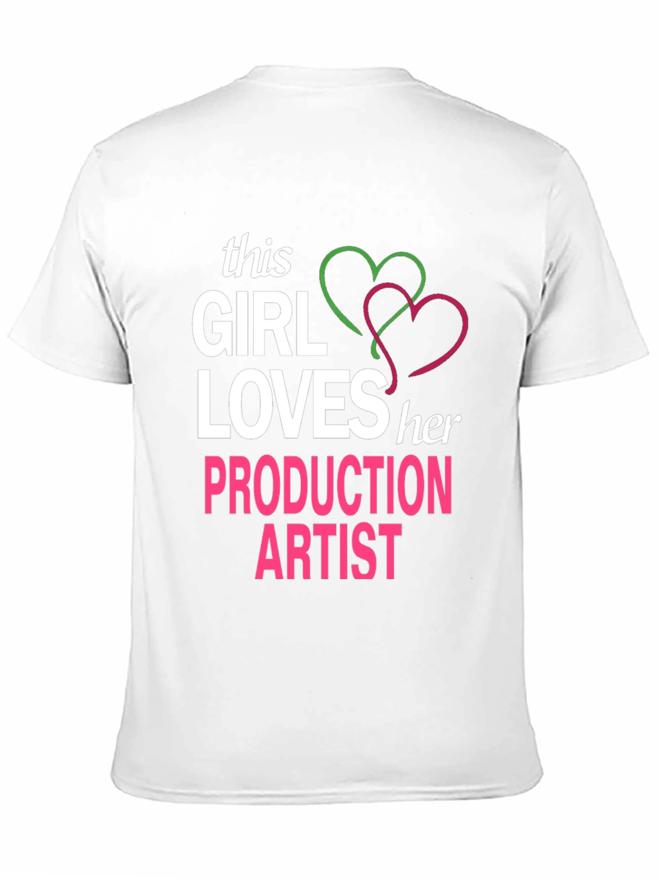 Black This Girl Loves Her Production Artist T-Shirt view 11