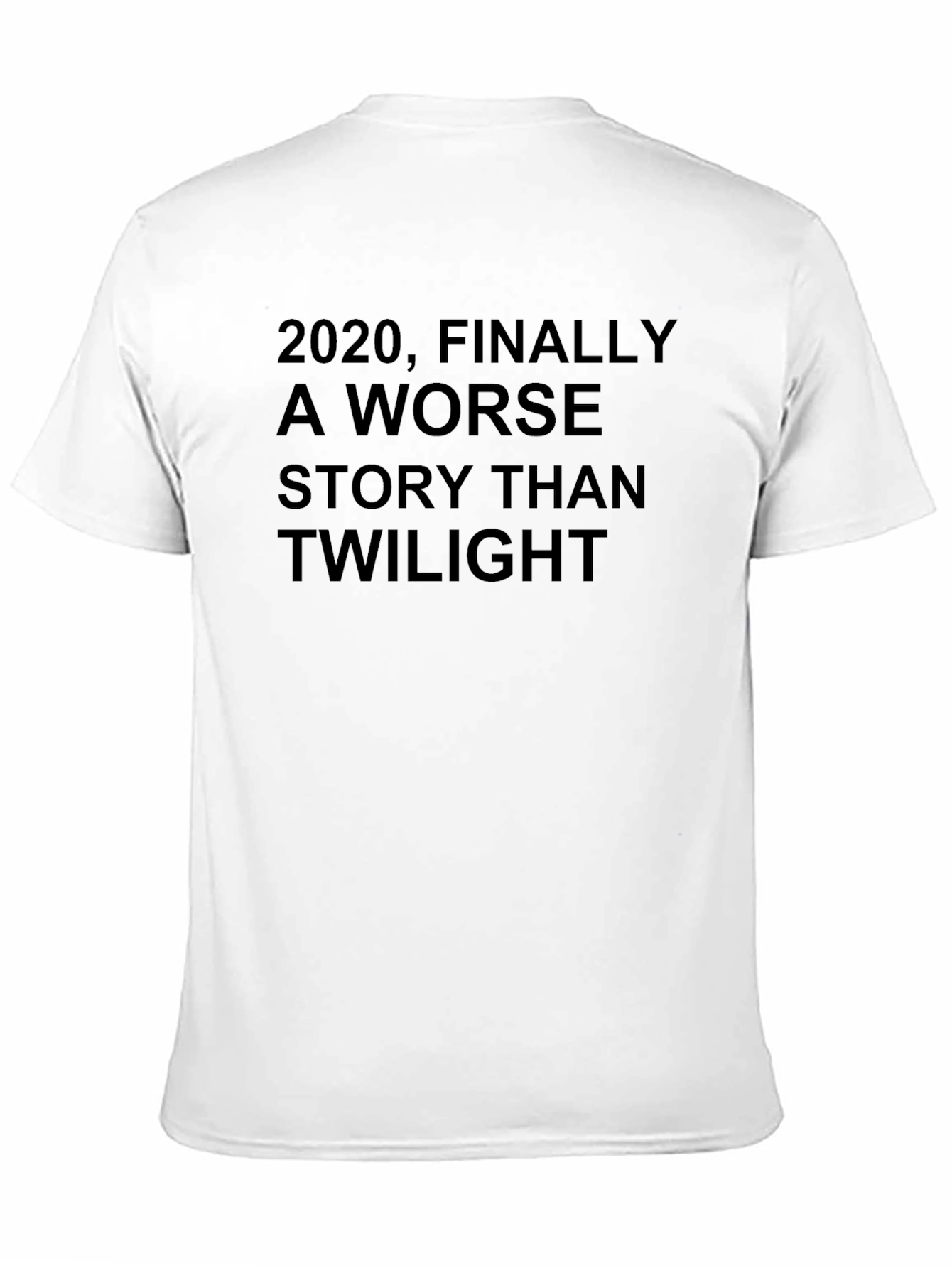 Black Funny 2020 Worse Than Twilight Graphic T-Shirt view 11