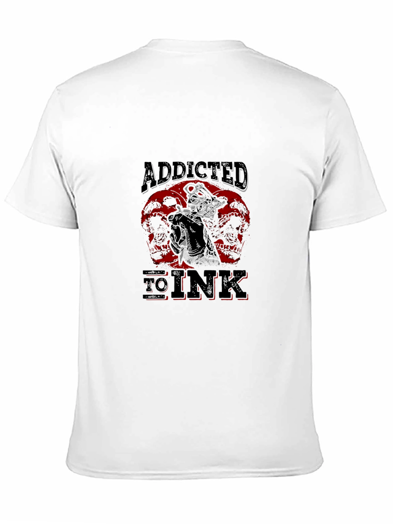 Black Addicted To Ink Black Graphic Tee view 11