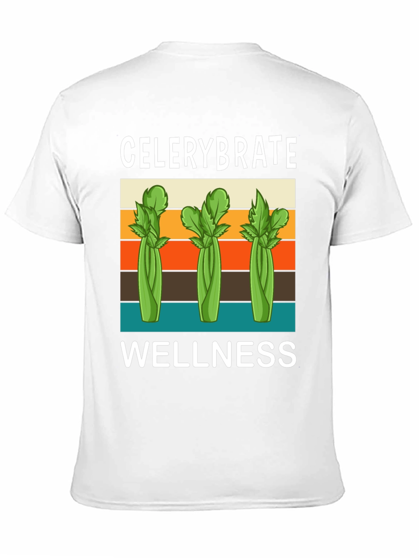 Black Celerybrate Wellness T-Shirt - Retro Style view 11