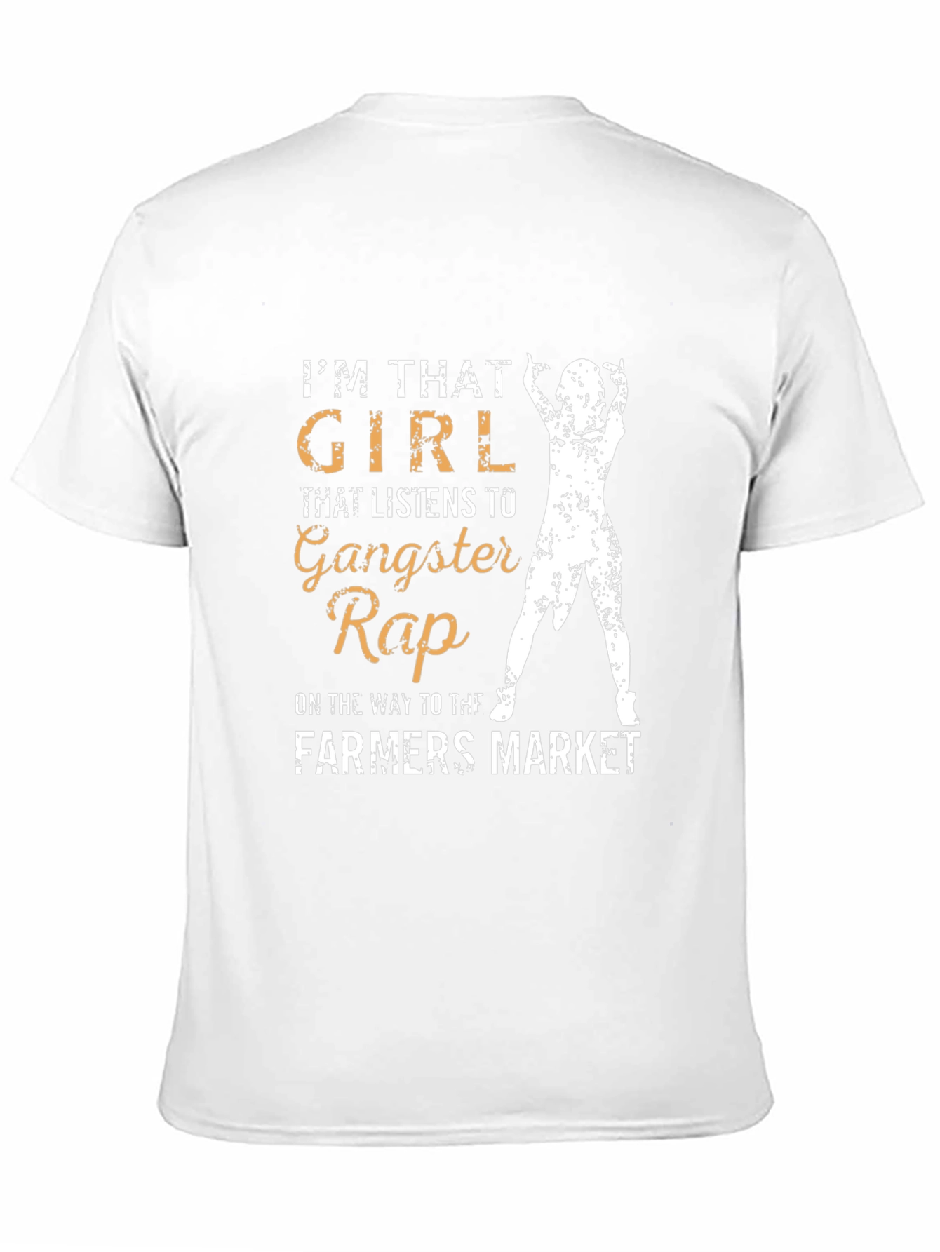 Black Gangster Rap Farmer's Market T-Shirt view 11