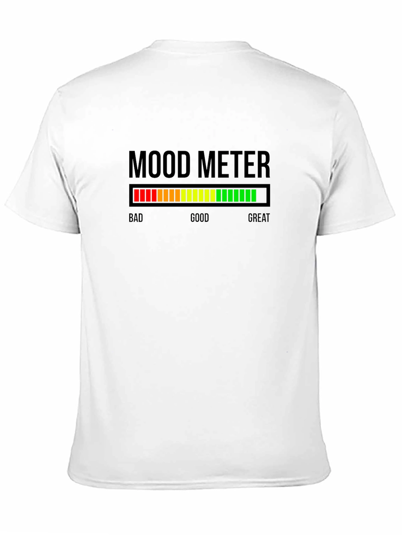 Black Mood Meter Graphic T-Shirt - Express Your Feelings! view 11