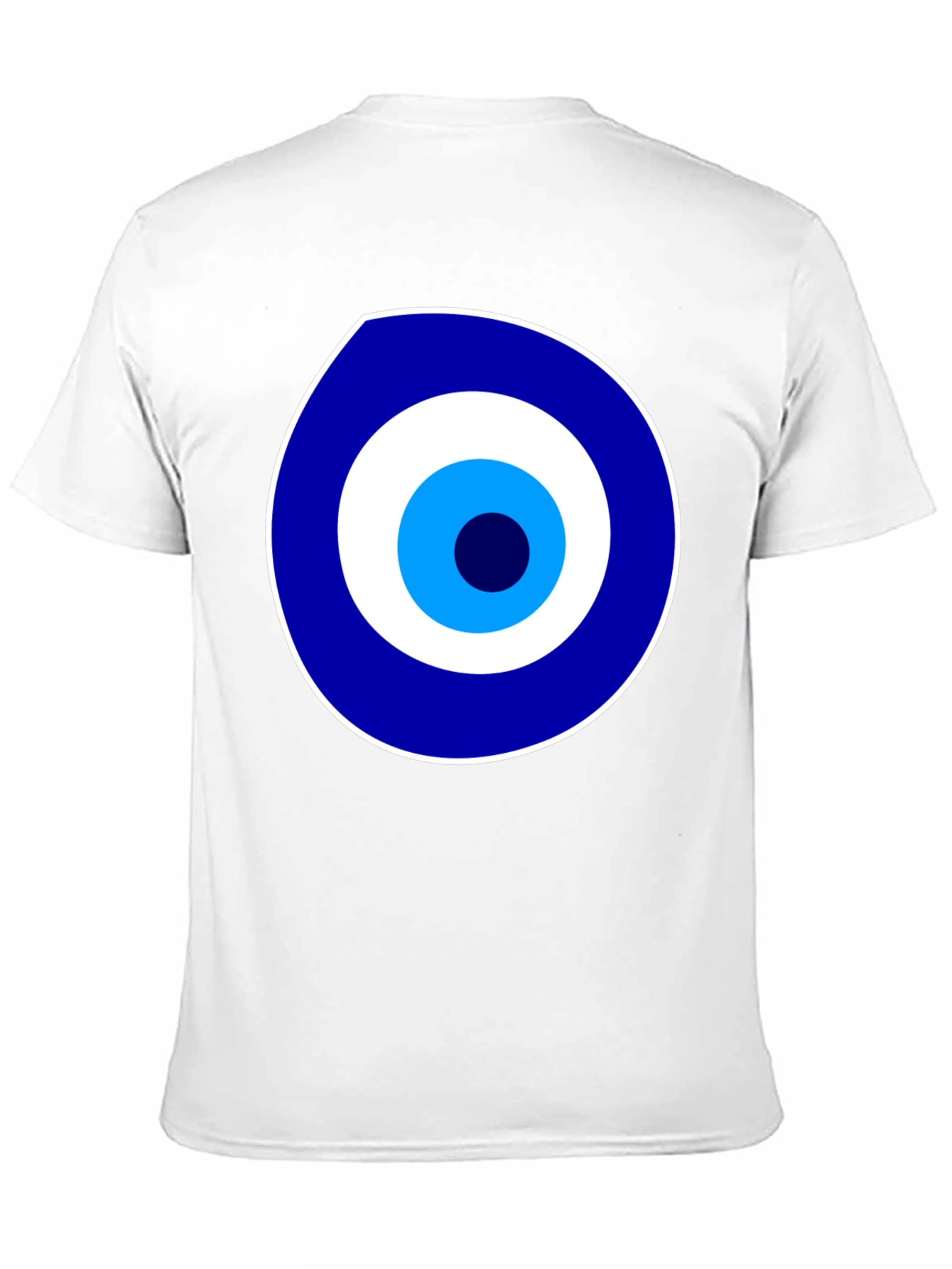 Black Evil Eye Graphic Print Black T-Shirt view 11