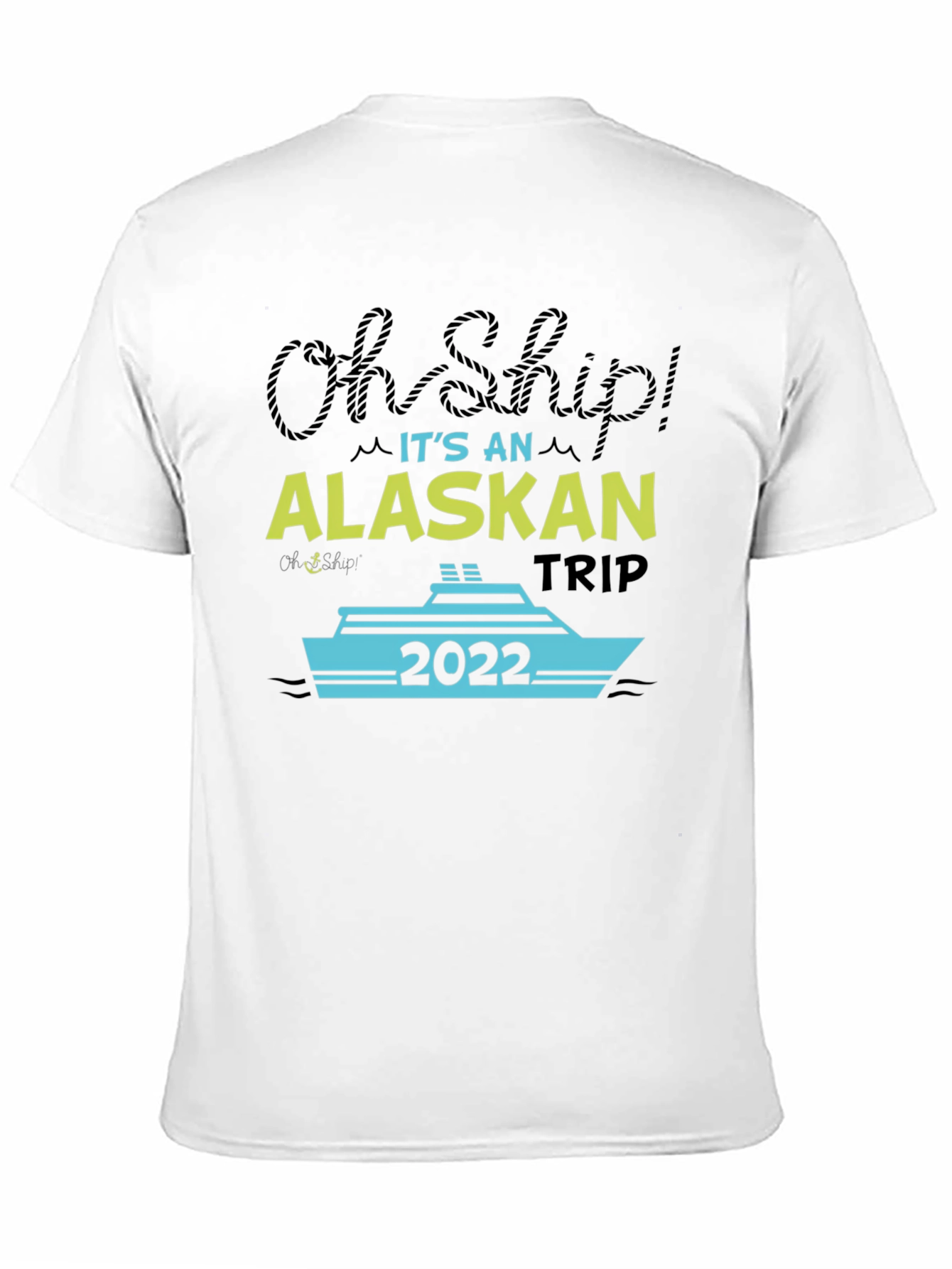 Black Alaskan Trip 2022 Graphic T-Shirt view 11