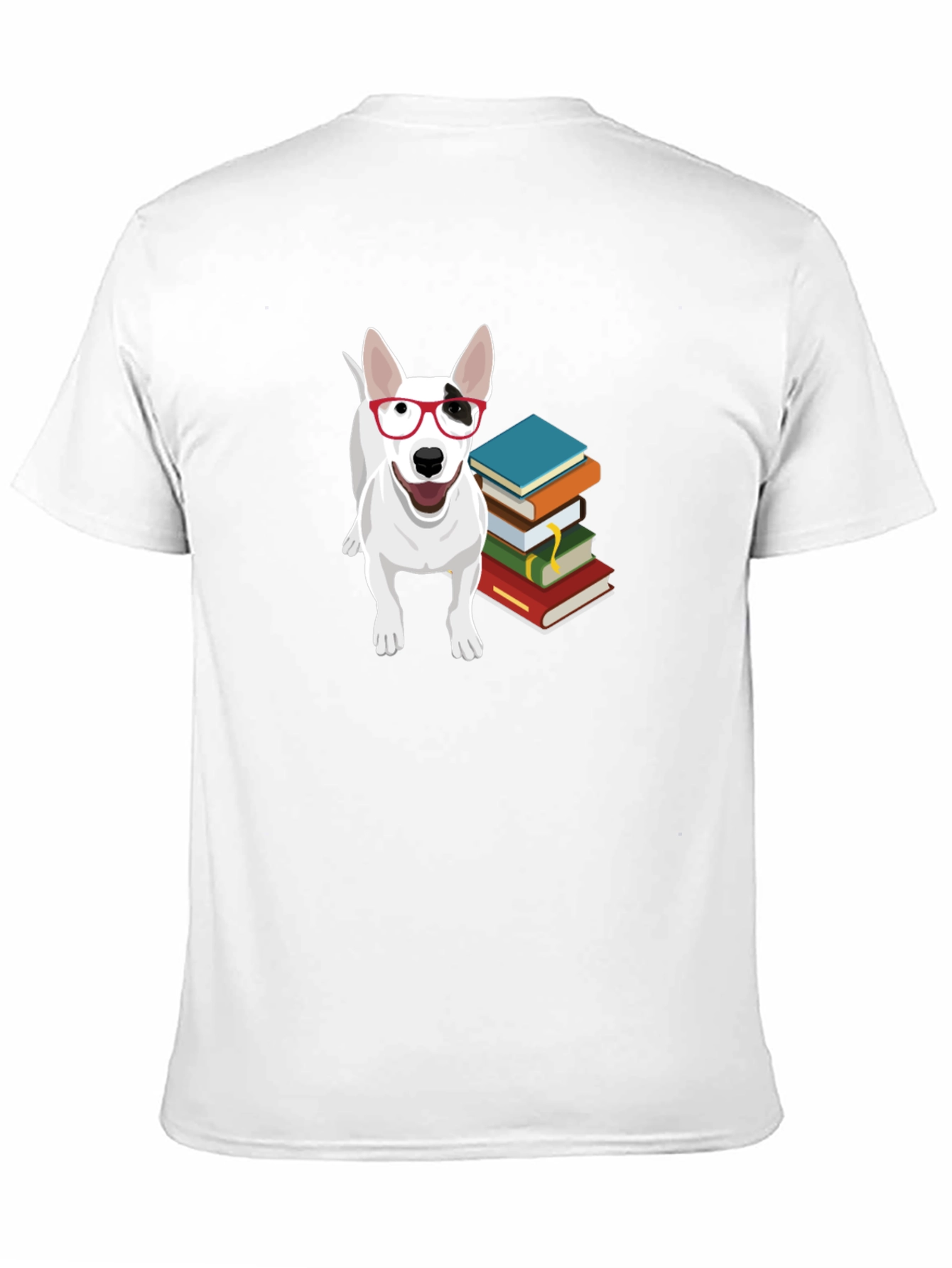 Black Dog with Glasses T-Shirt view 11