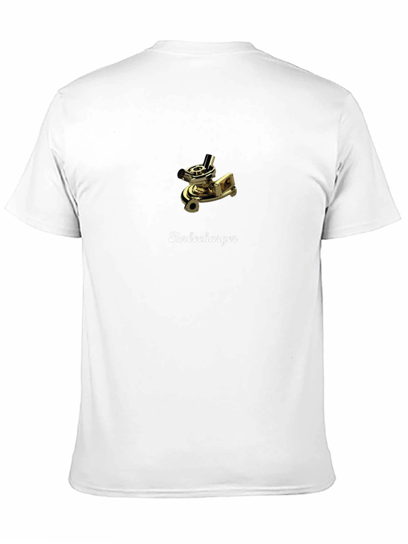 Black Turbocharger Graphic Tee - Black Cotton T-Shirt view 11