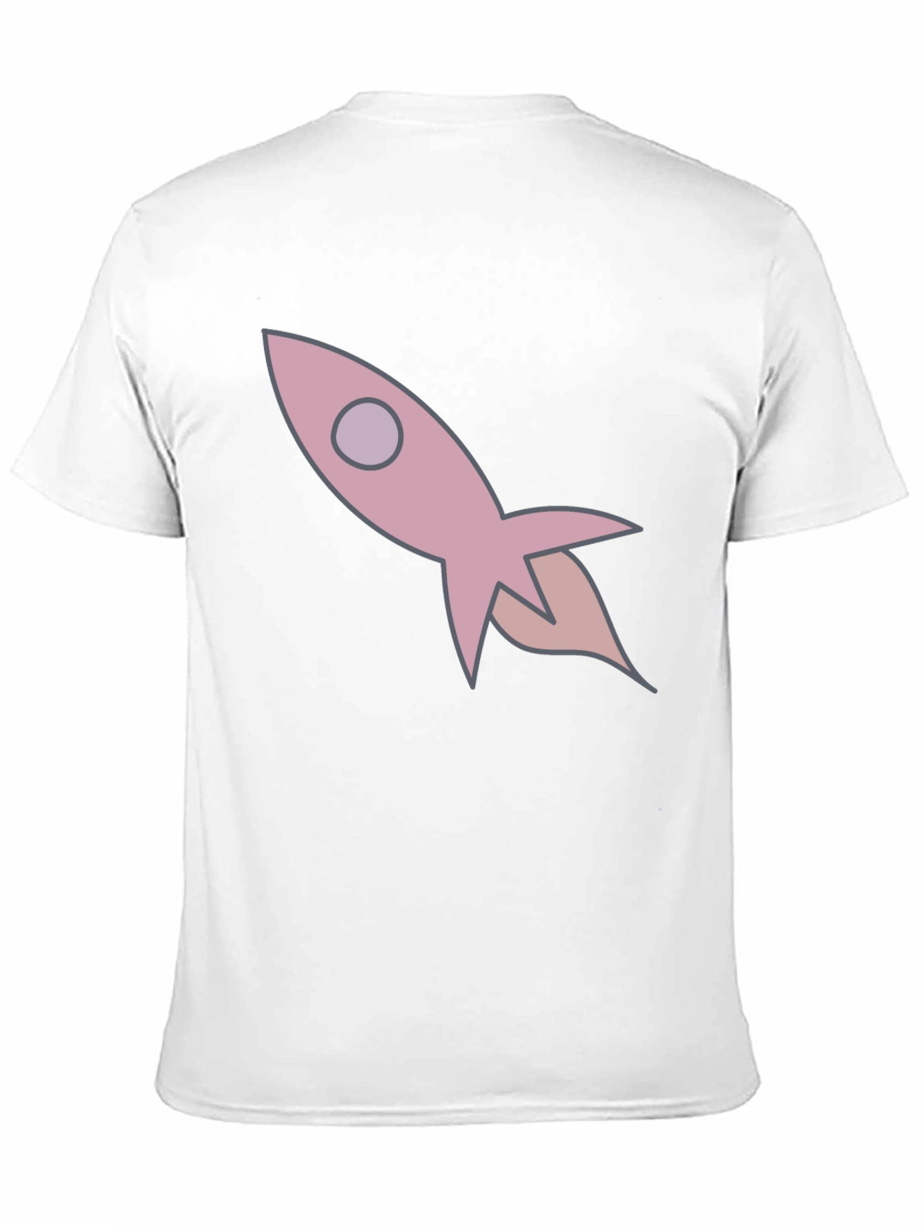 Black Rocket Graphic Tee - Cool Casual Cotton T-Shirt view 11