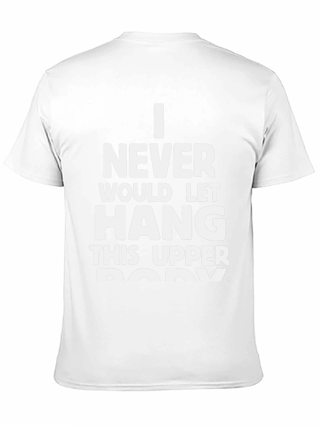 Black Funny Workout T-Shirt - Never Let Hang view 11