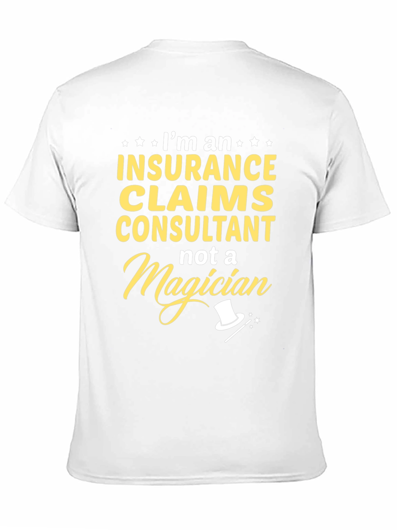 Black Insurance Claims Consultant T-Shirt view 11