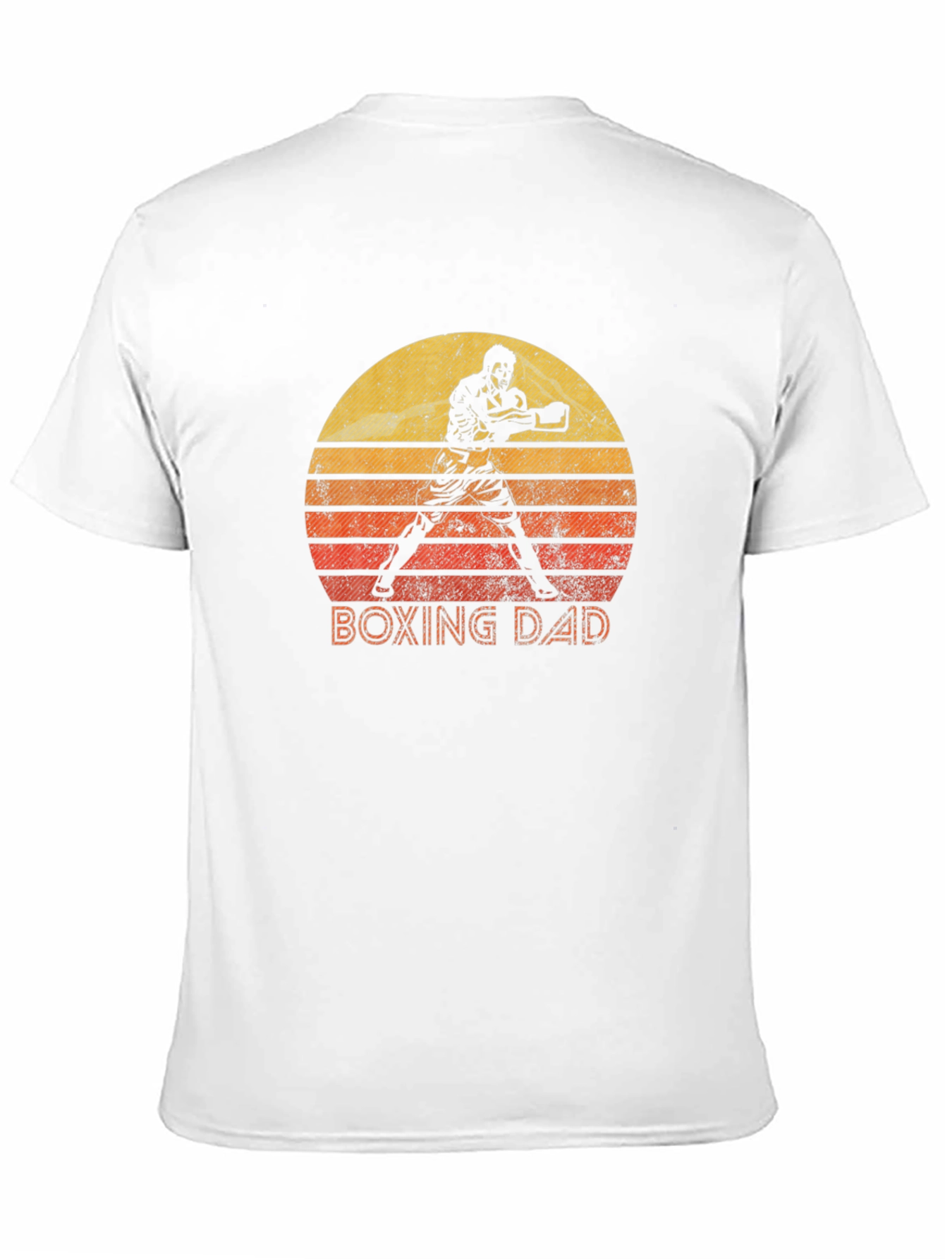 Black Boxing Dad T-Shirt view 11