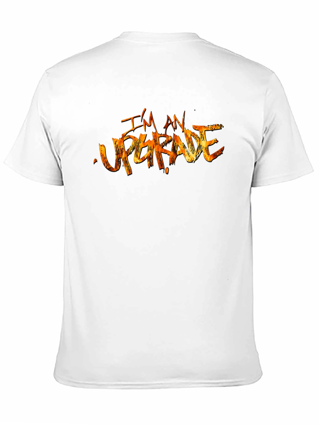Black I'm an Upgrade Graphic Black T-Shirt view 11