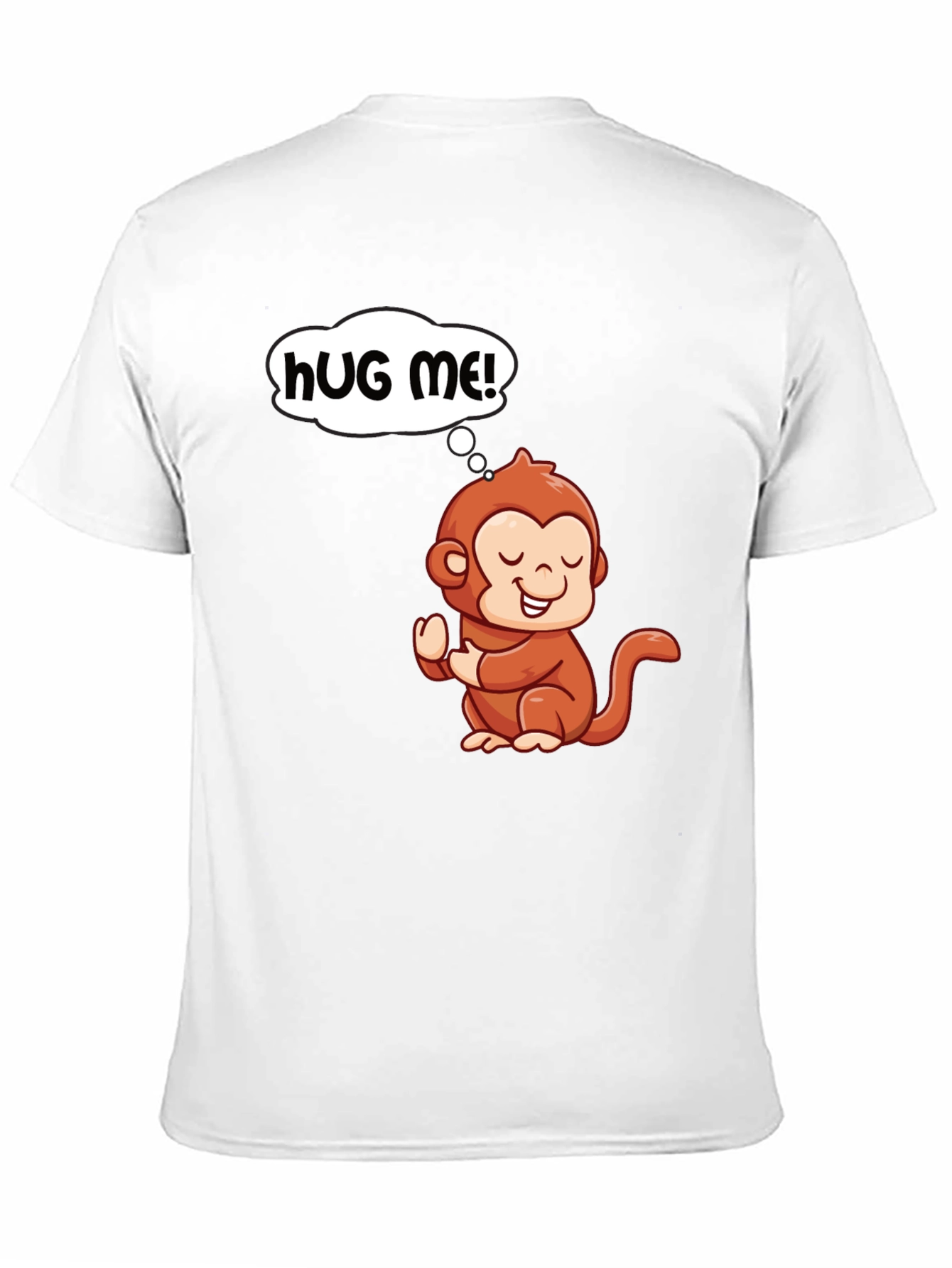 Cute Monkey Graphic T-Shirt - Hug Me! - 11
