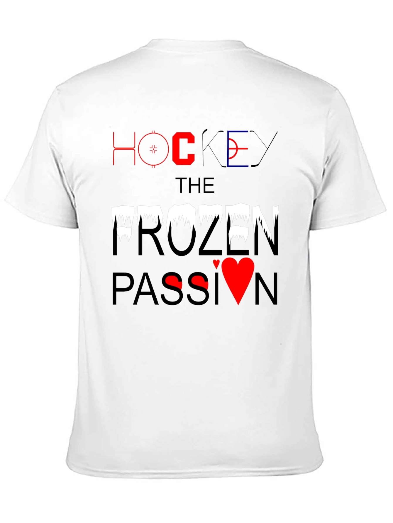 Black Hockey Frozen Passion T-Shirt view 11