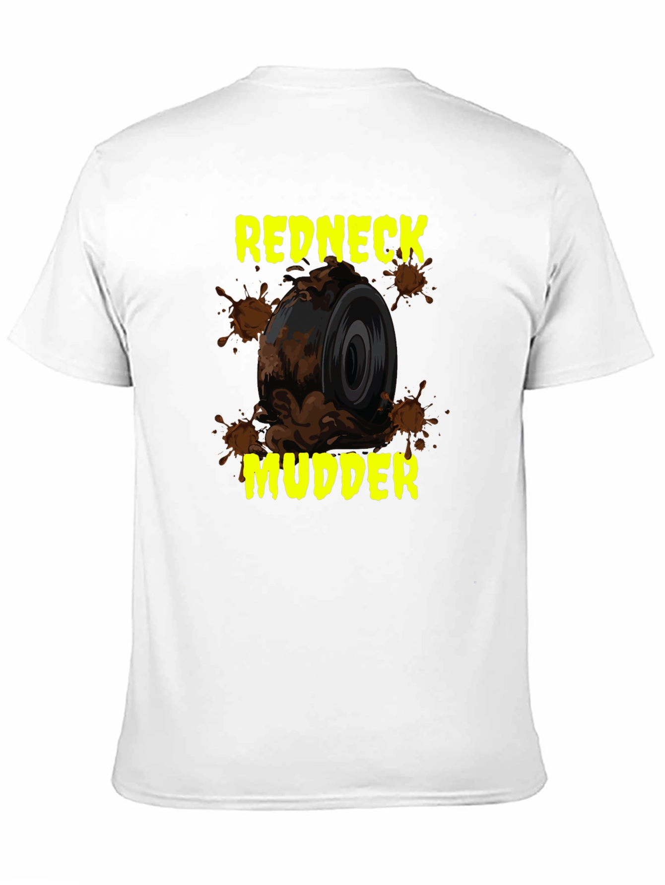 Black Redneck Mudder Graphic Tee view 11