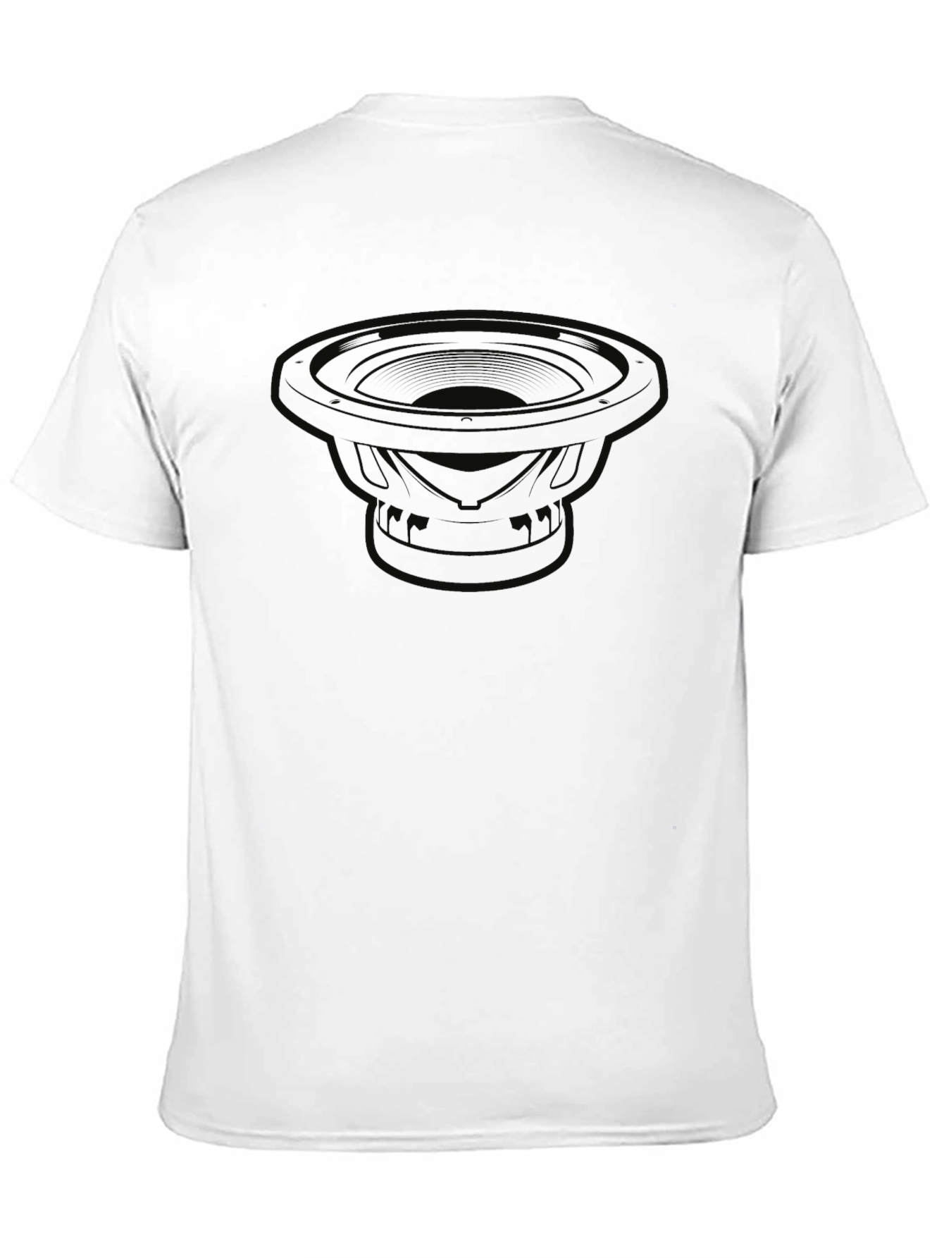 Black Black Speaker Graphic Tee - Bass Boost Style view 11