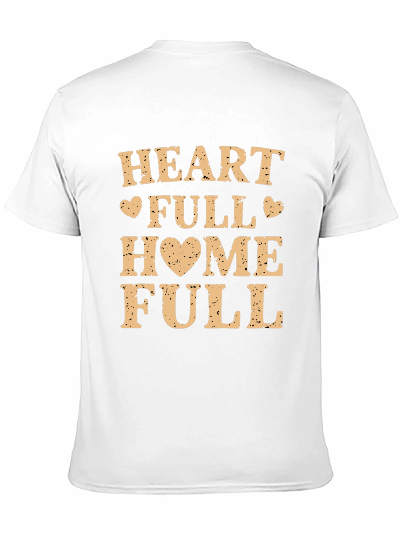 Black Heart Full Home Full Graphic T-Shirt view 11